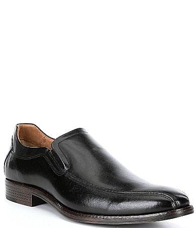Johnston  Murphy Mens Lewis Leather Bike Toe Venetian Loafers Product Image