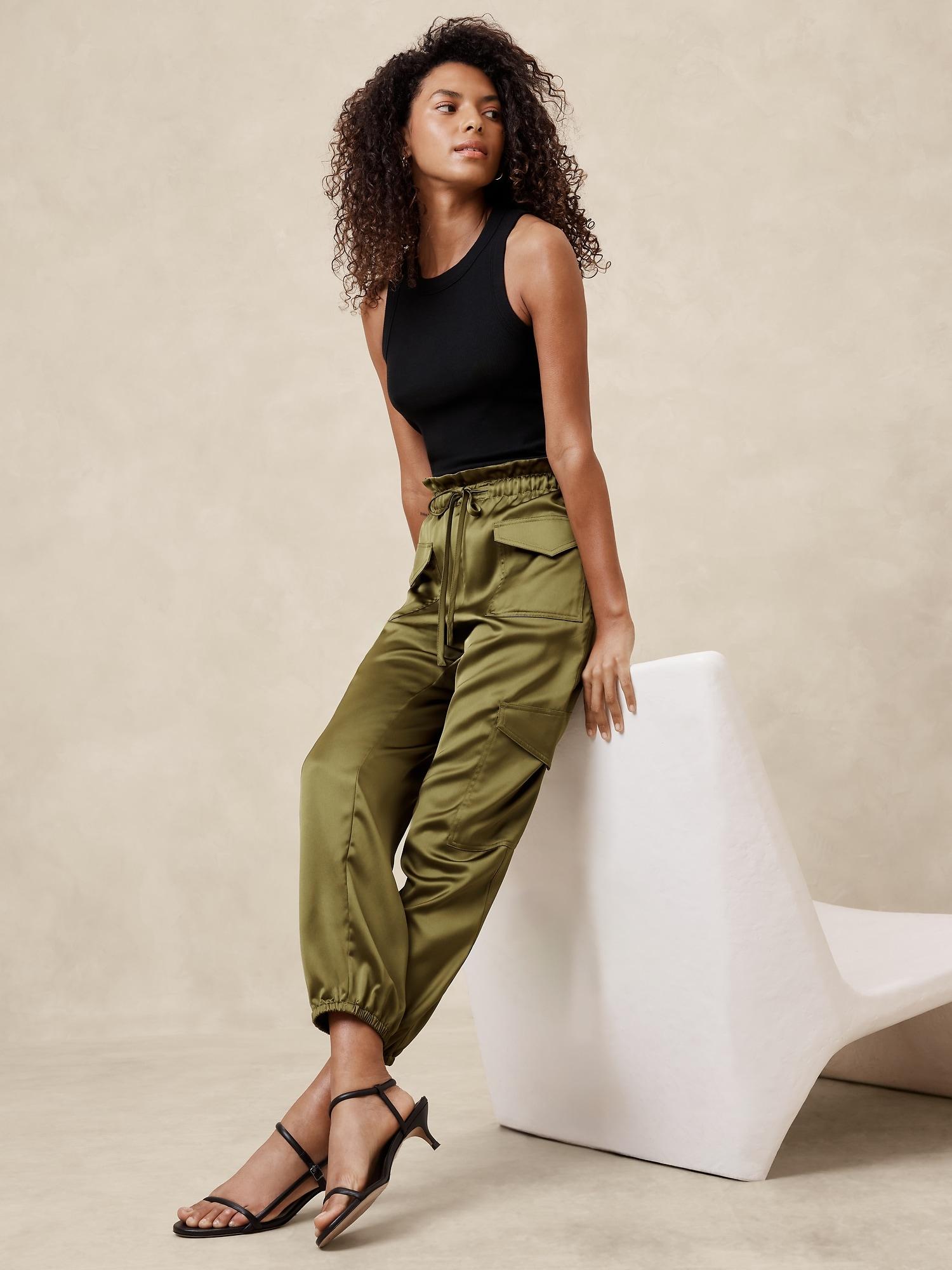 Satin Cargo Jogger Product Image