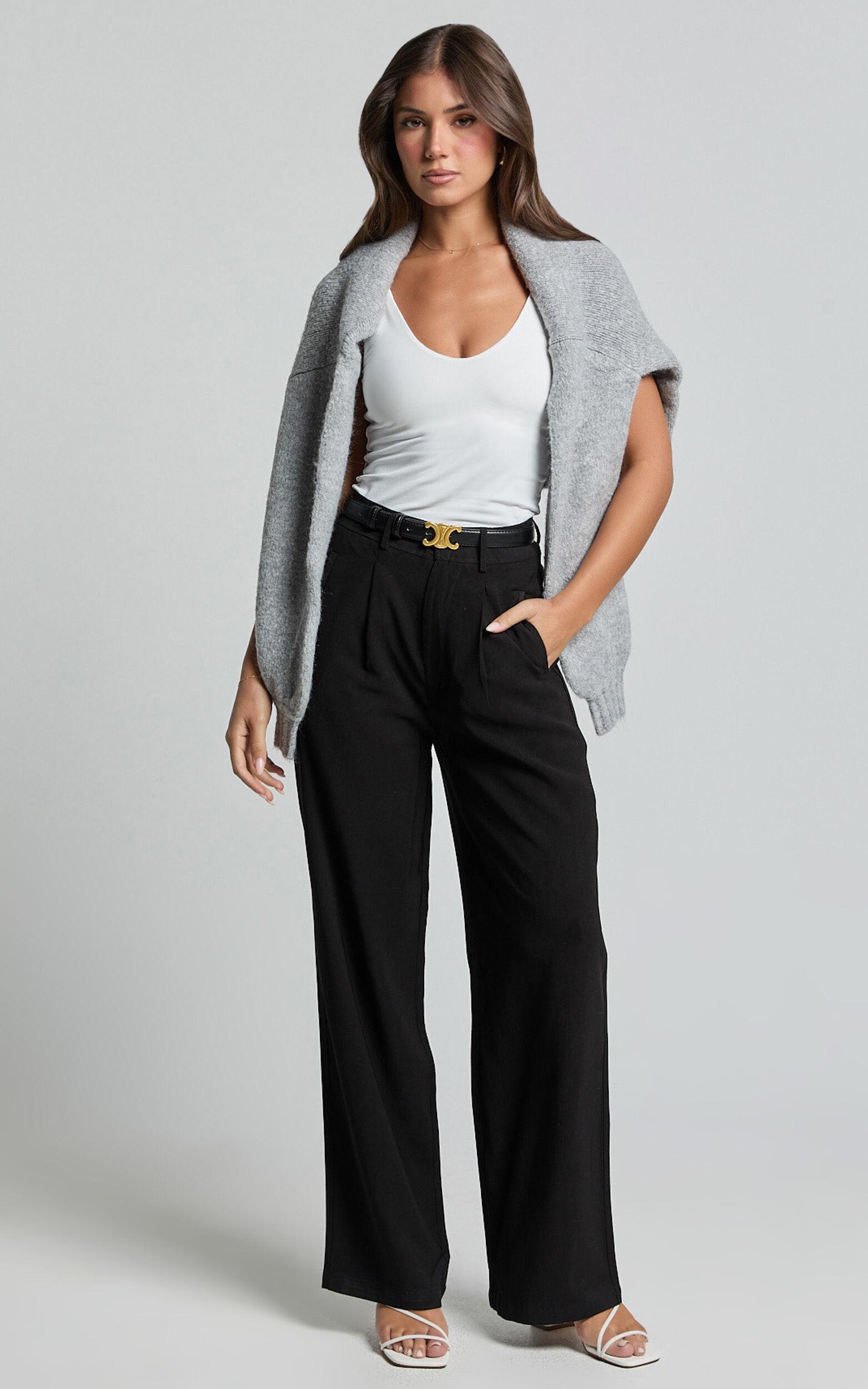 Cady Top - Scoop Neck Top in White Product Image