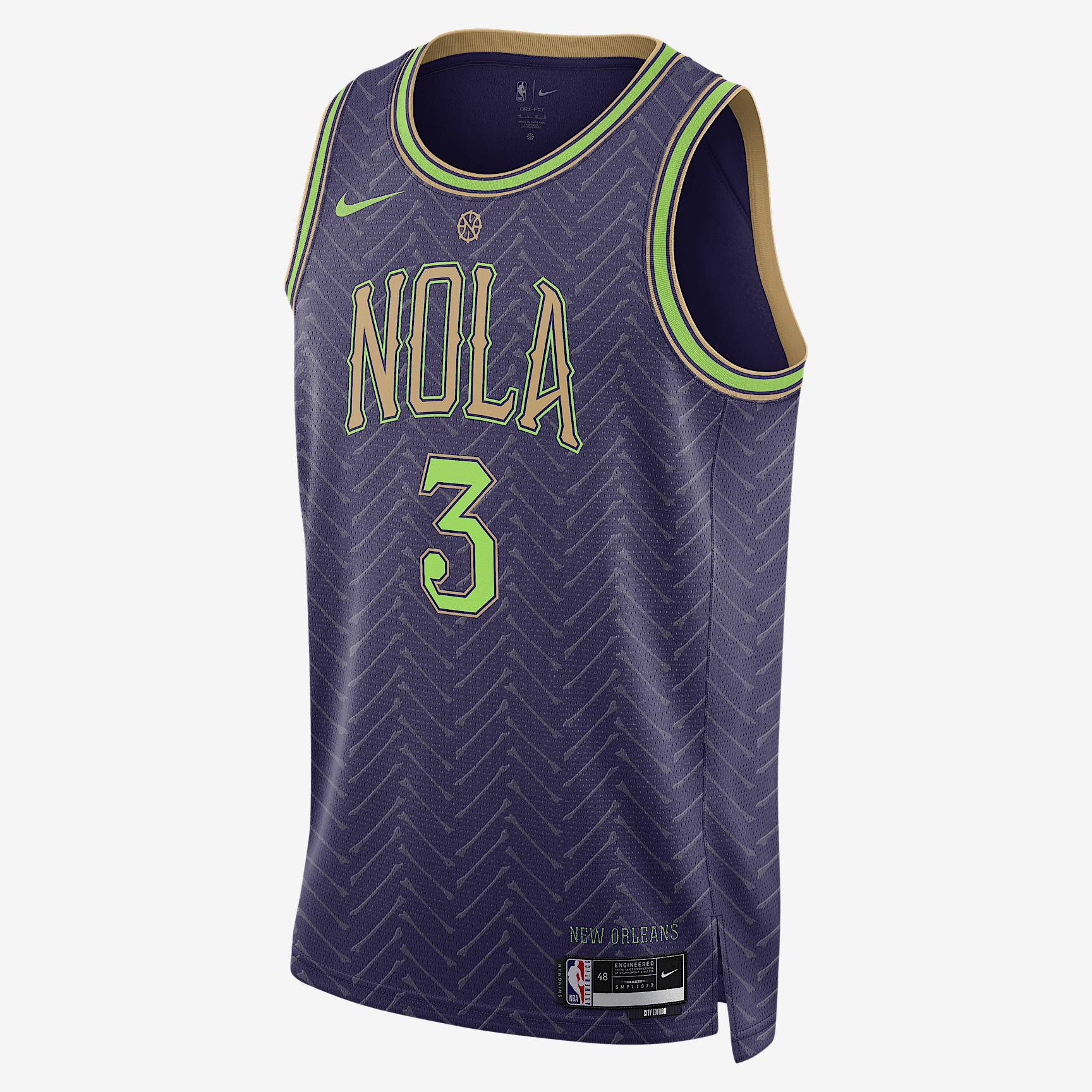 CJ McCollum New Orleans Pelicans 2024/25 City Edition Nike Men's Dri-FIT NBA Swingman Jersey Product Image