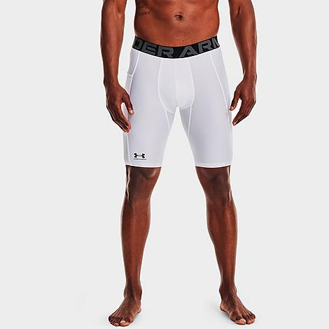 Under Armour Mens Under Armour Heatgear Armour 9 Compression Shorts - Mens Black/White Product Image