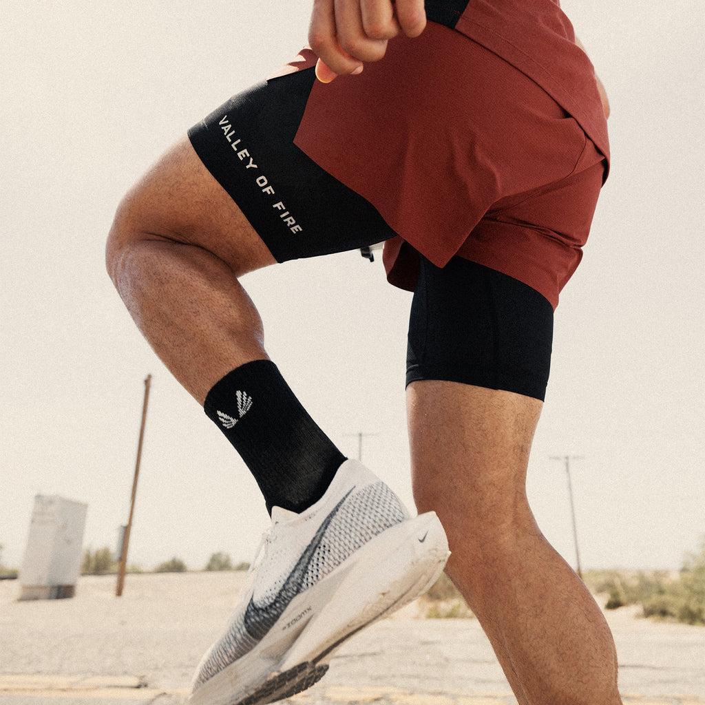 0786. Ripstop 3" Belt Pack Short - Brick/Black Product Image