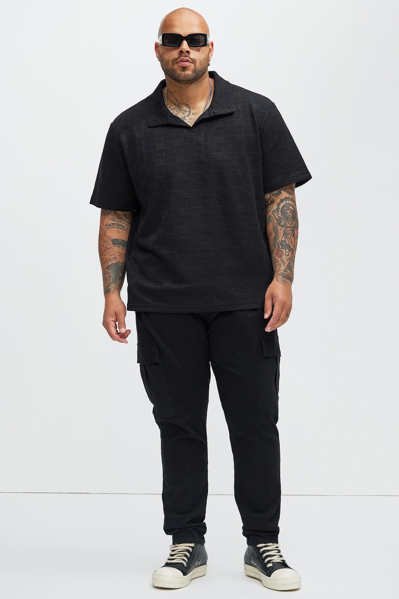 Kyle Slim Cargo Pants - Black Product Image