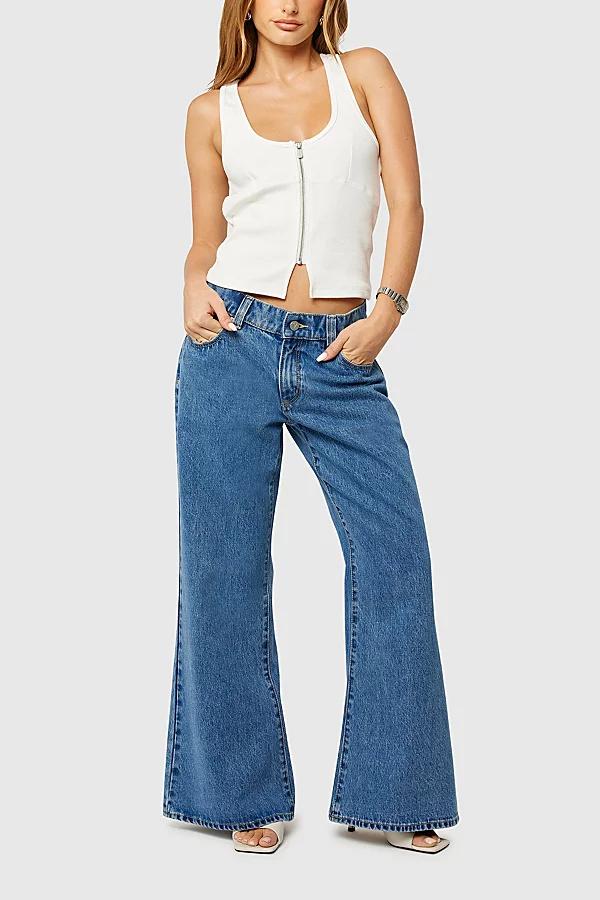 Abrand Jeans 99 Low Baggy Flare Petite Jean Womens at Urban Outfitters Product Image
