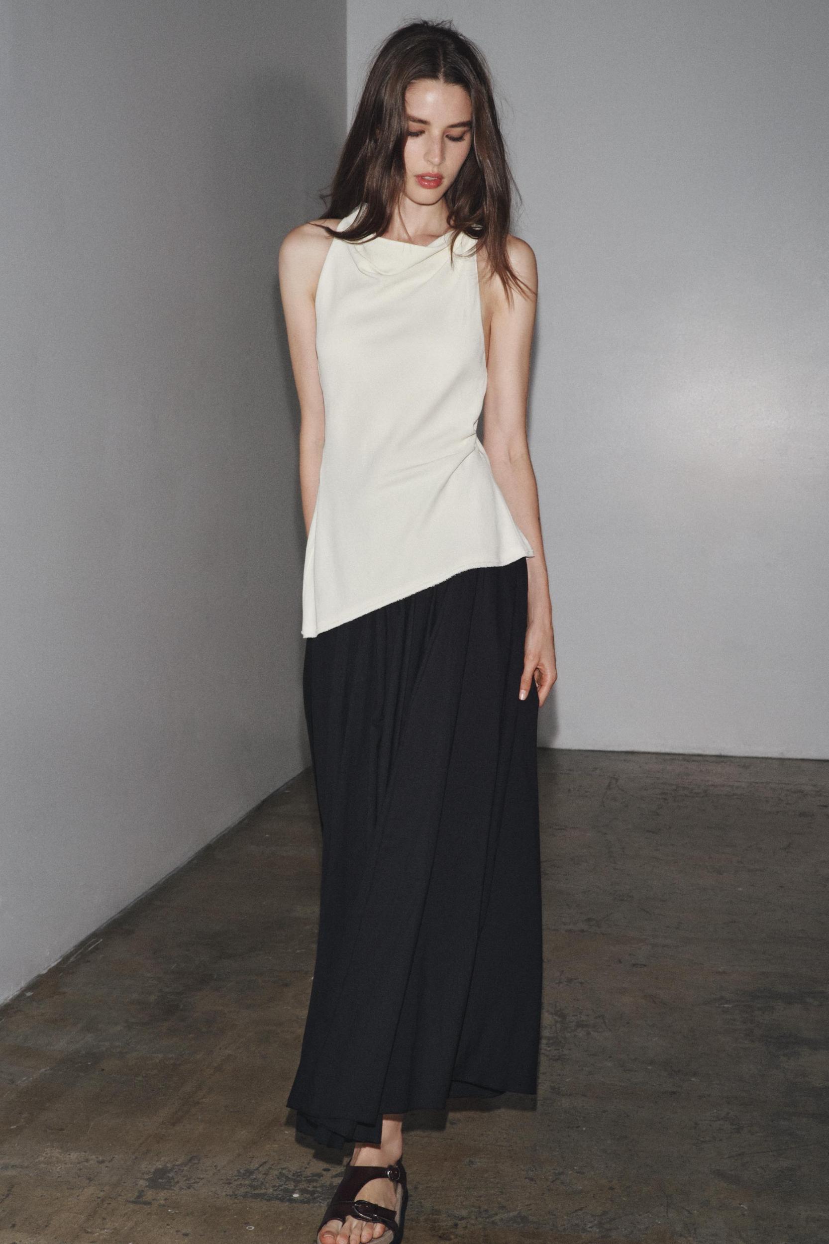 ZW COLLECTION COMBINATION HALTER DRESS Product Image