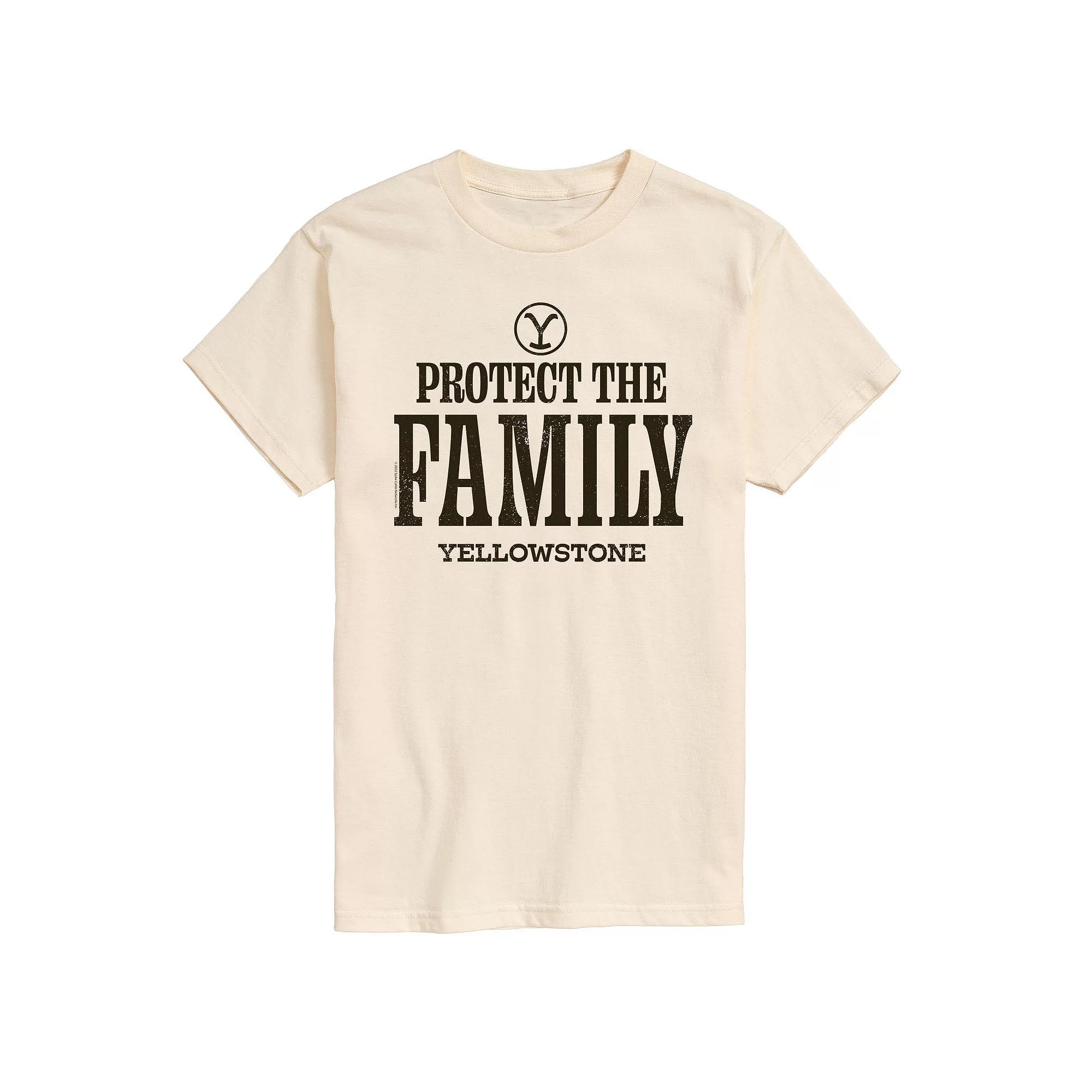 Men's Yellowstone Protect The Family Tee,  Product Image