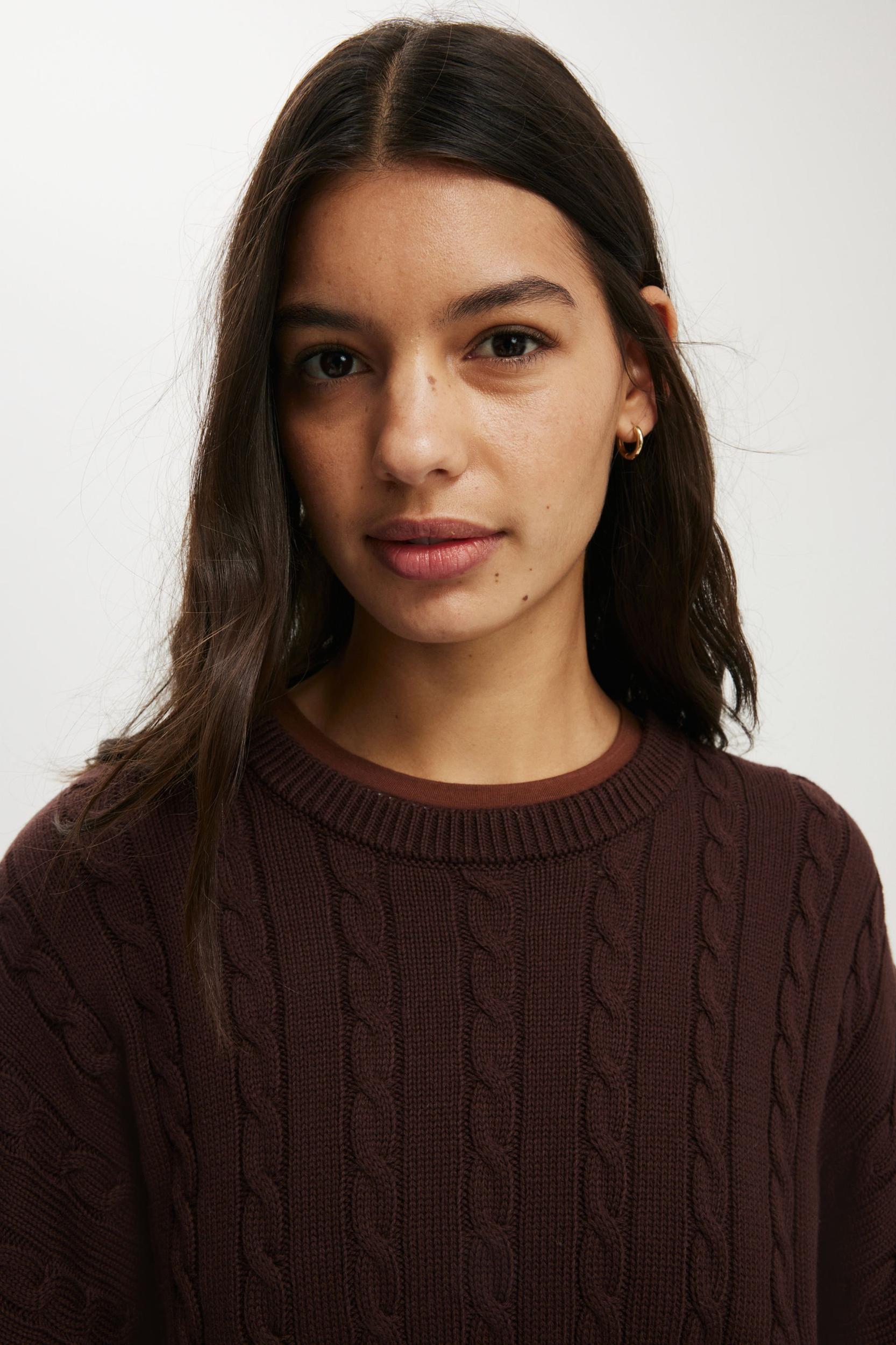 Cotton Crew Neck Pullover Product Image