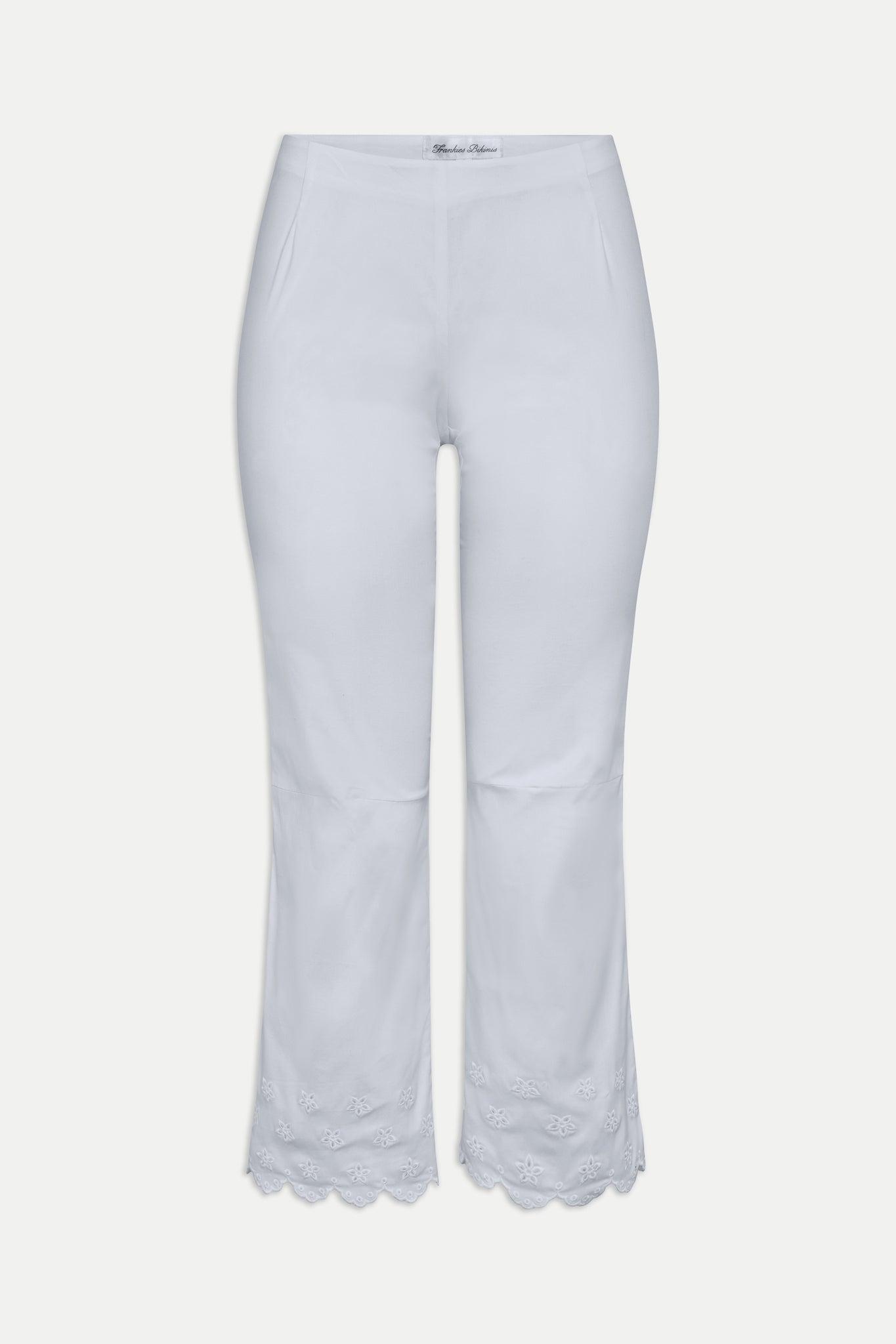 Twilight Capri Pants - White Product Image
