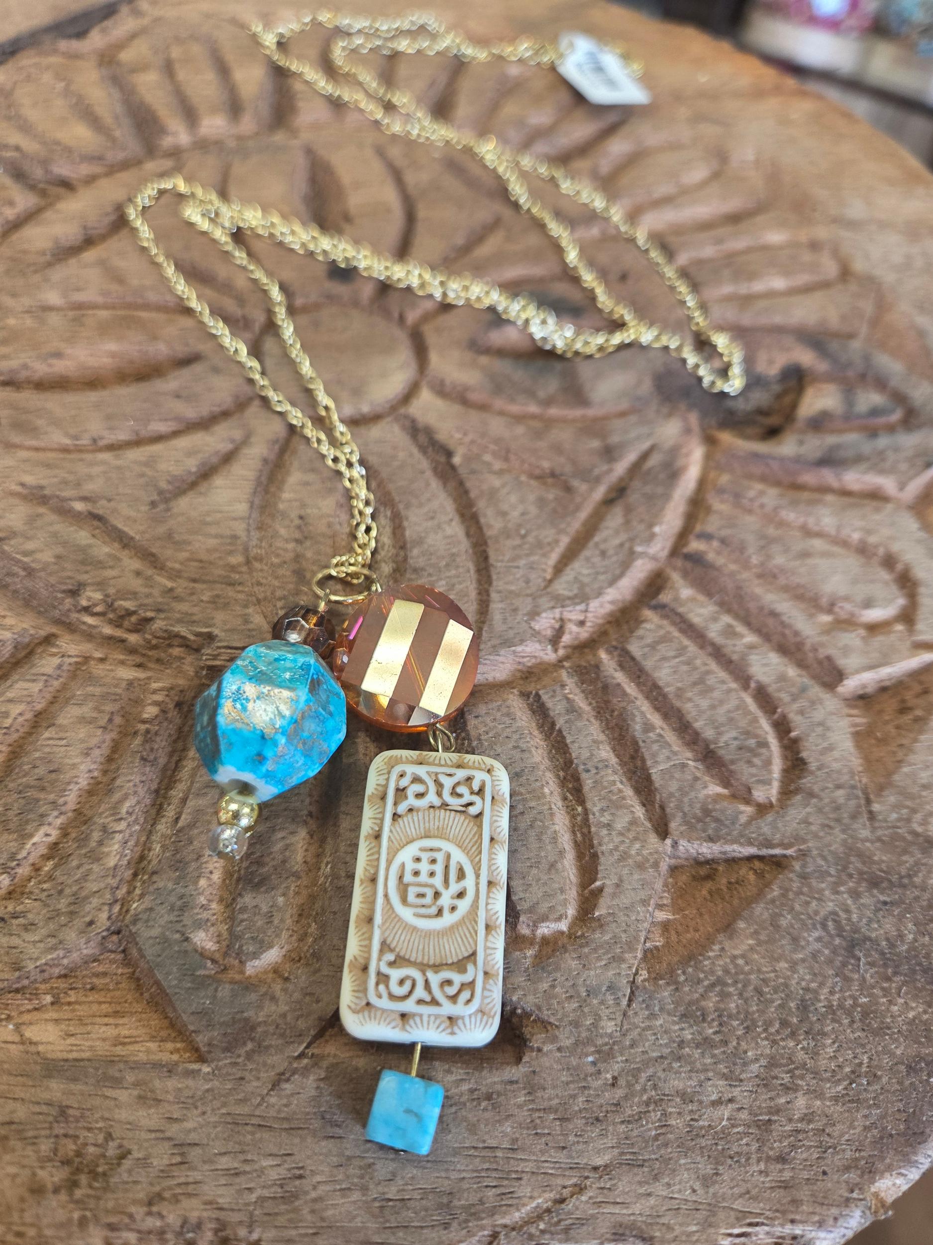 Vintage Inspired Oriental Necklace Product Image