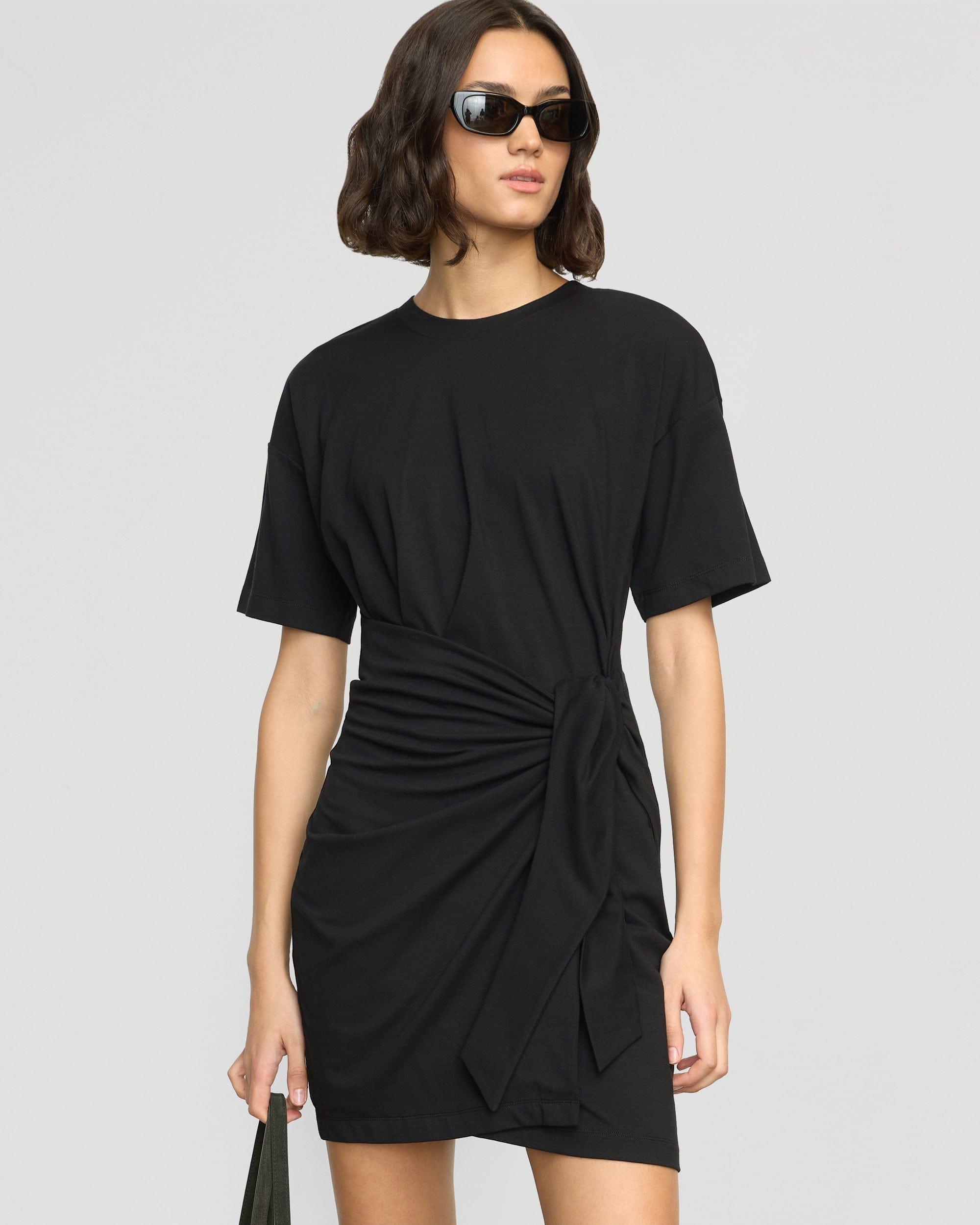 Fallon Organic Cotton T-Shirt Wrap Dress Product Image