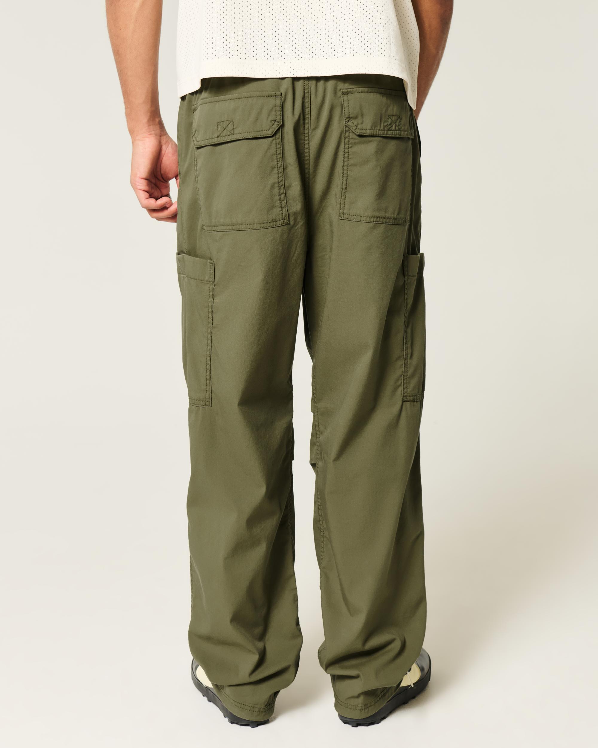 Baggy Pull-On Utility Pants Product Image