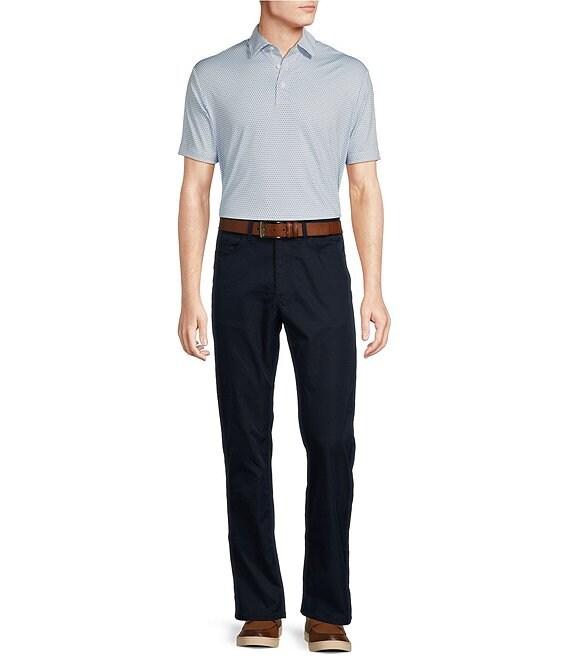 Cremieux Blue Label Performance Big & Tall Stretch Geo Print Short Sleeve Polo Shirt Product Image