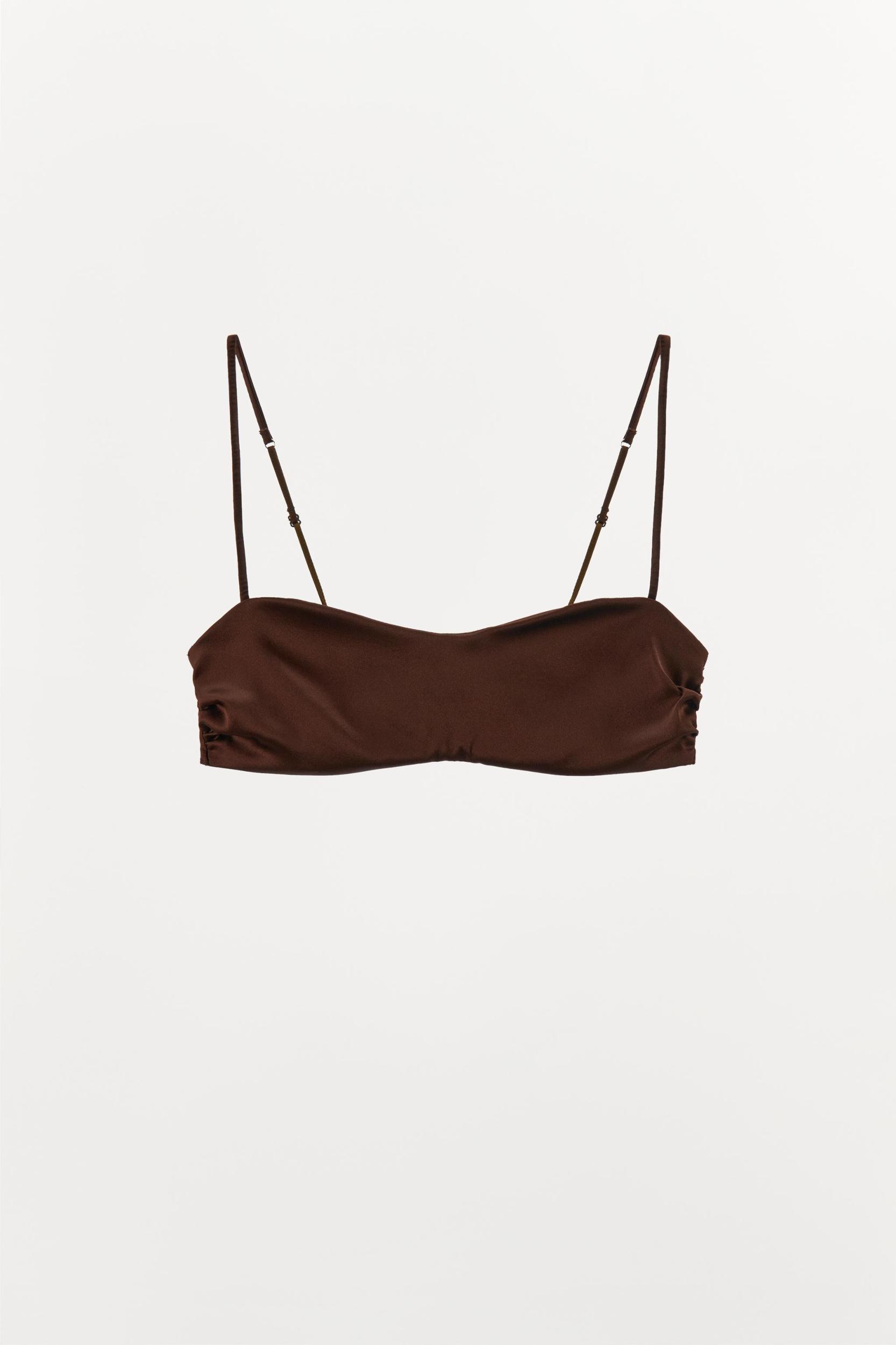 LIMITED EDITION SILK BANDEAU BRALETTE Product Image
