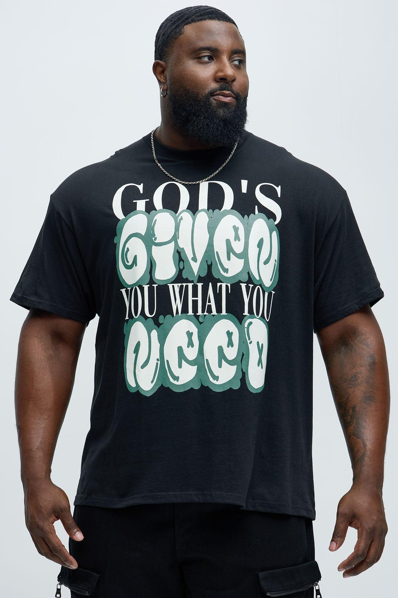 God's Gift Short Sleeve Tee - Black Product Image