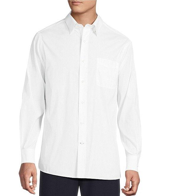 Daniel Cremieux Signature Label Travel Ready Solid Long Sleeve Woven Shirt Product Image