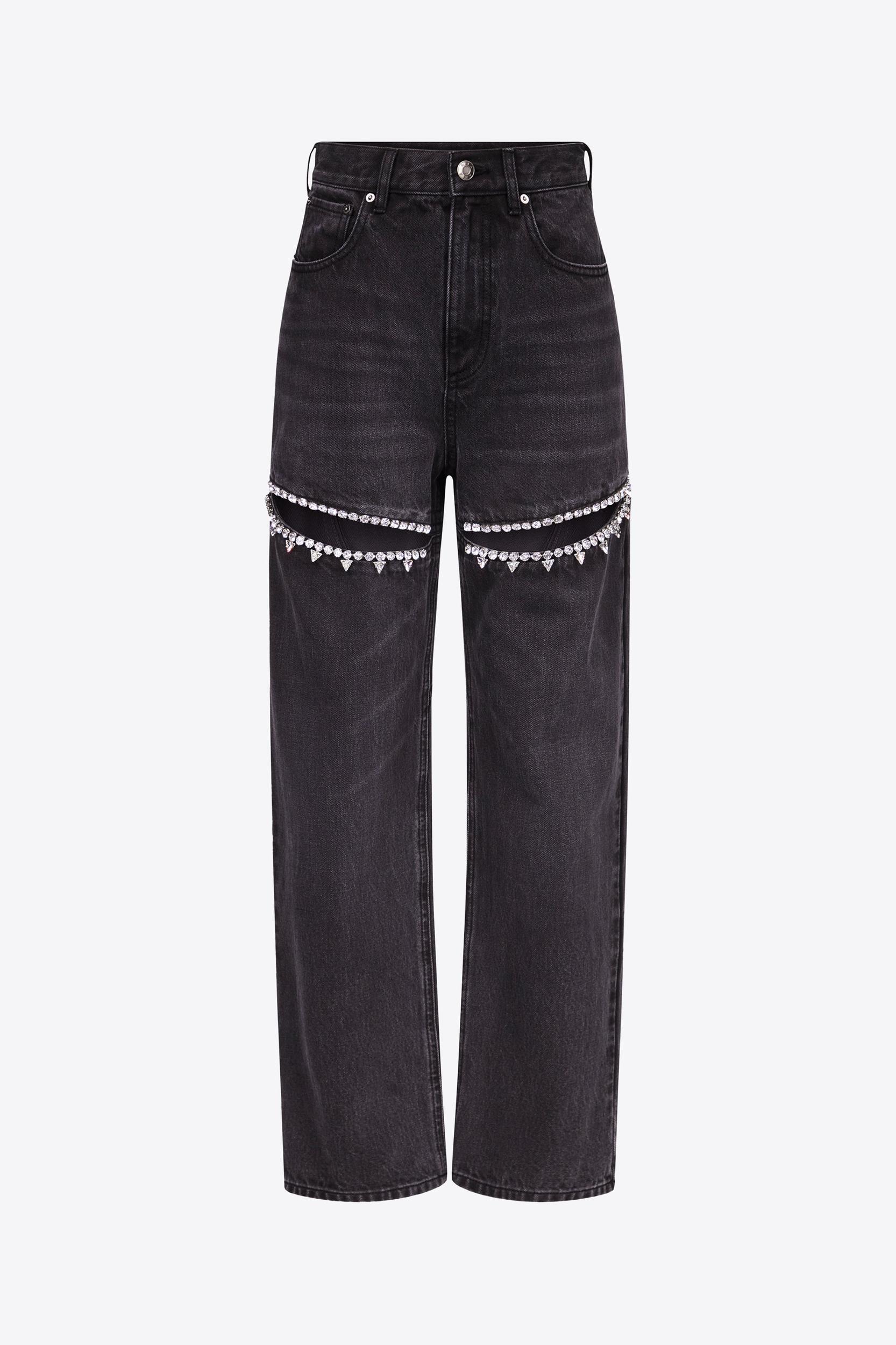 Crystal Slit Jean Product Image