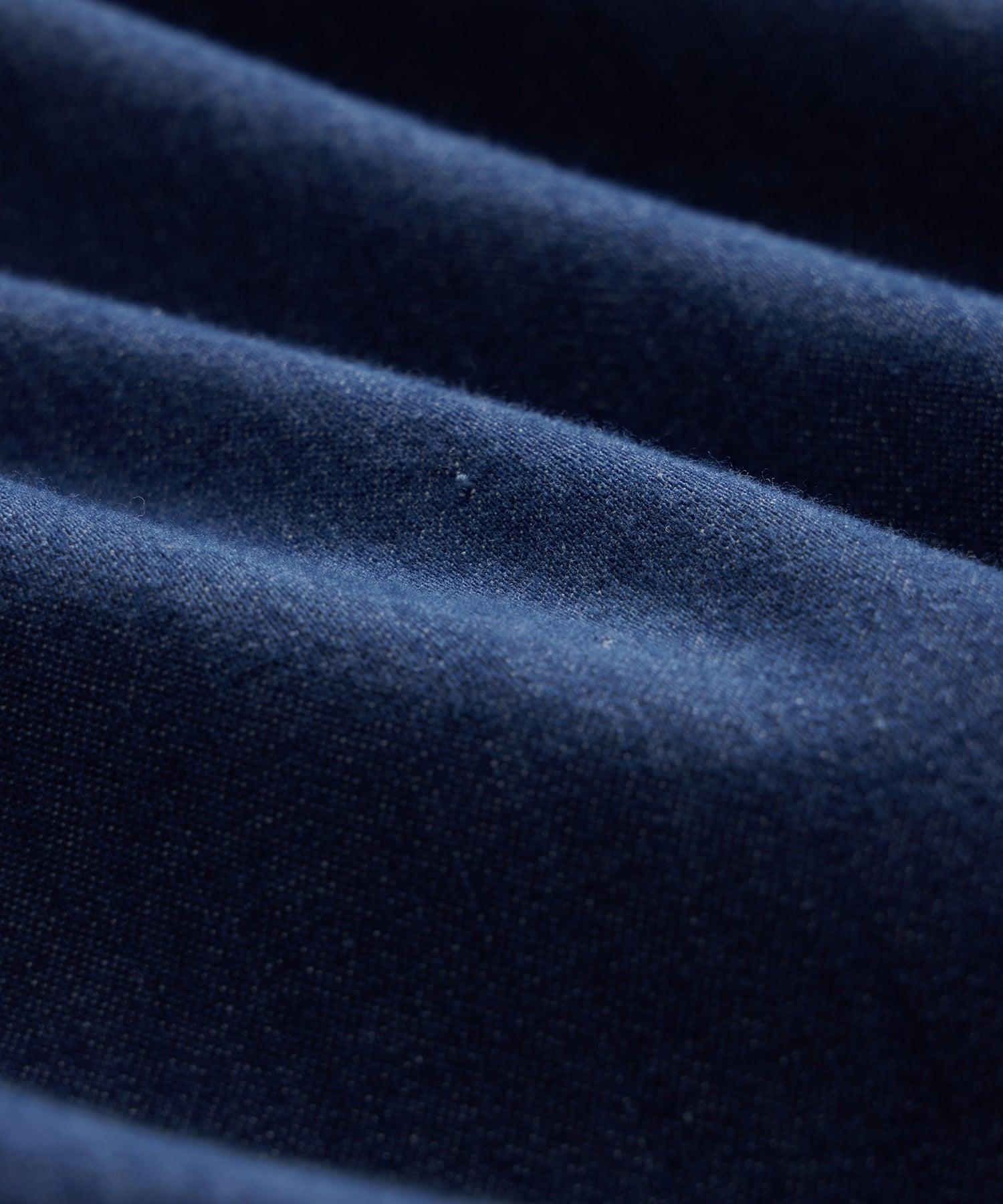 Denim Point Collar Shirt Product Image