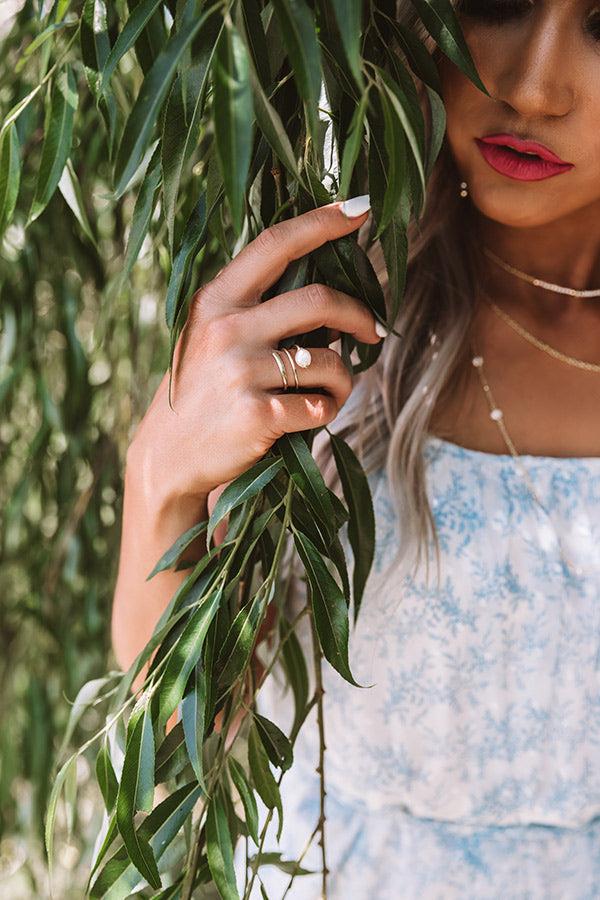 Kendra Scott Jayla Cocktail Ring in Pearl Product Image