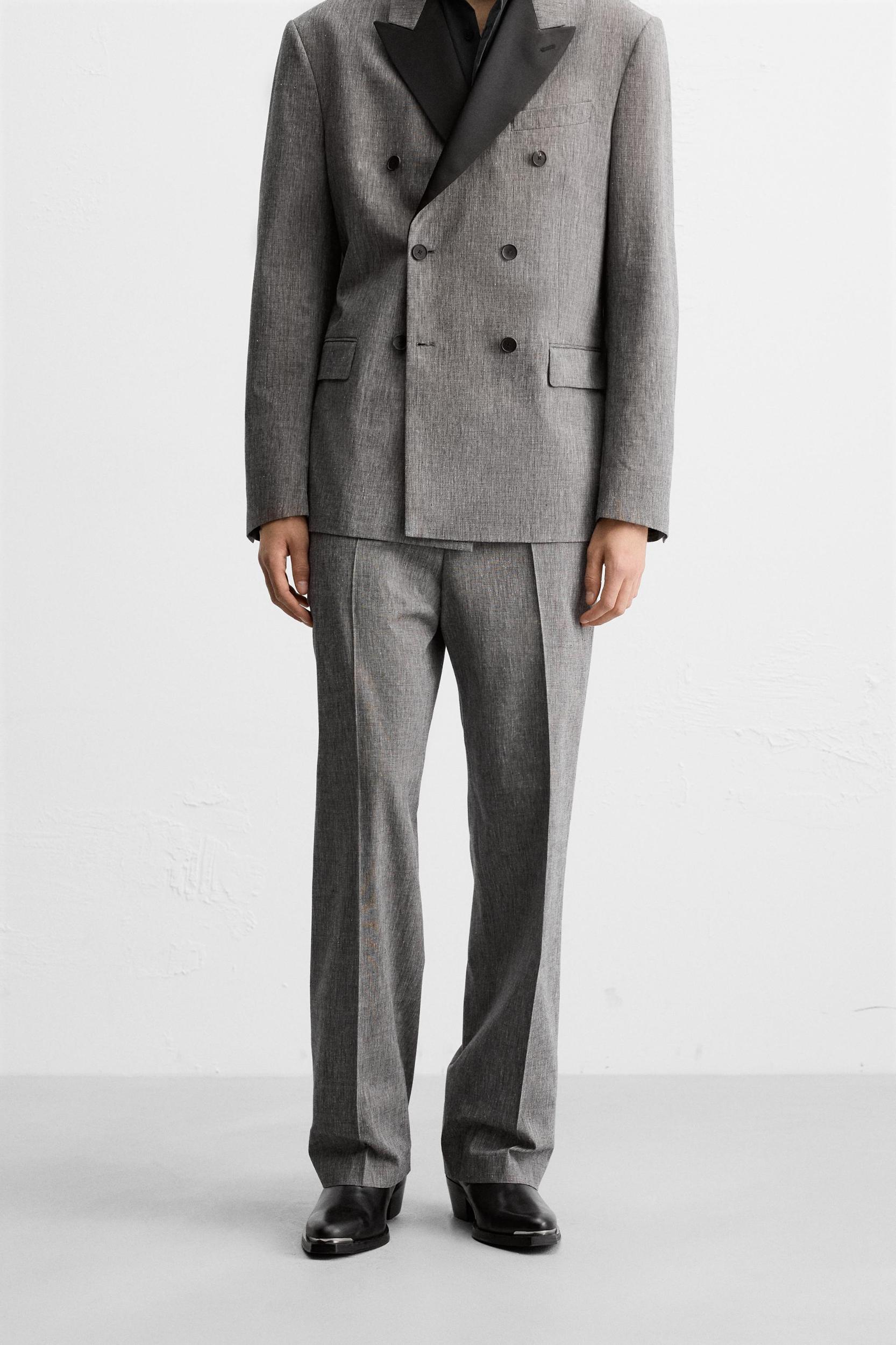 LIMITED EDITION TEXTURED SUIT PANTS Product Image