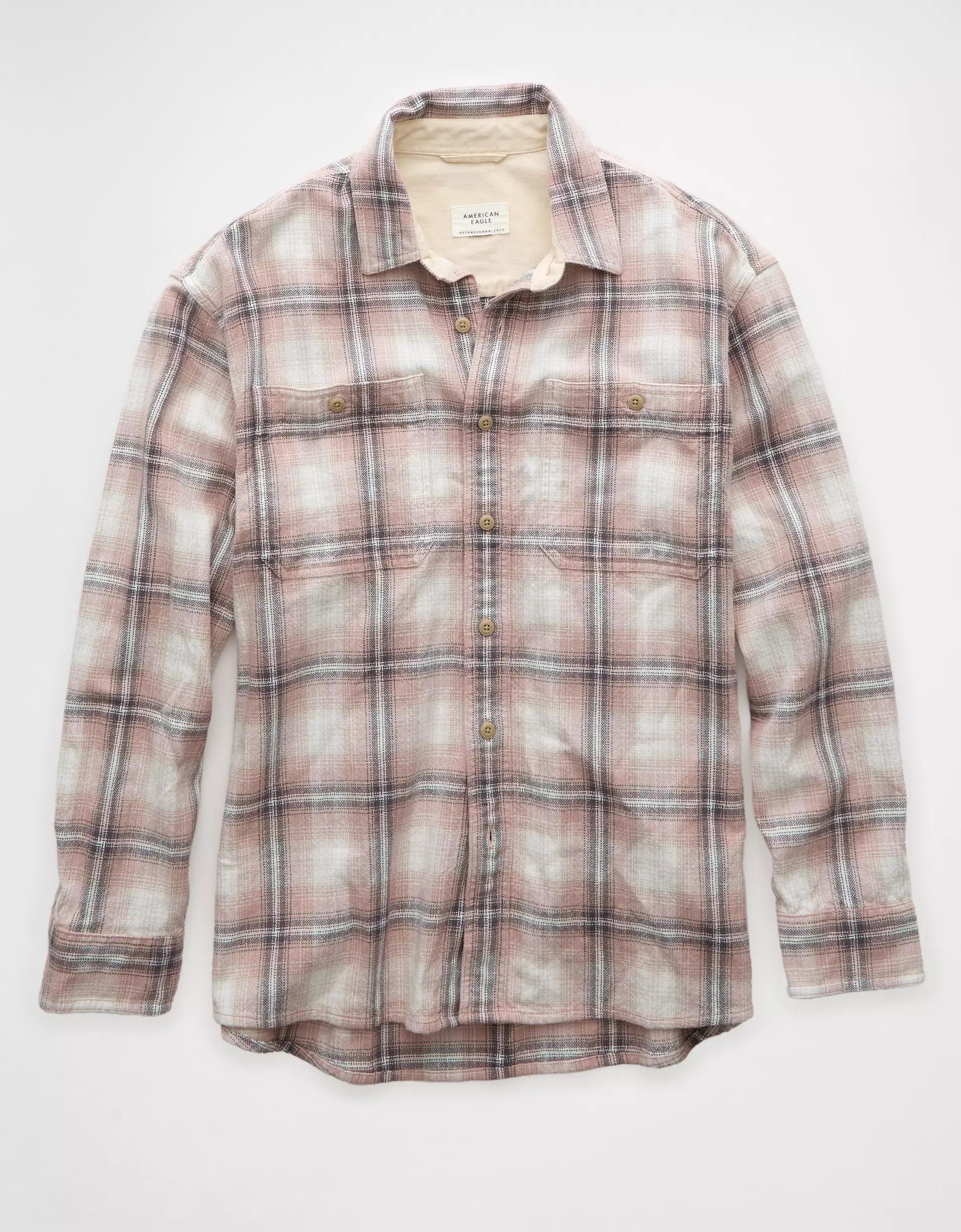 AE Lightweight Flannel Shirt Product Image