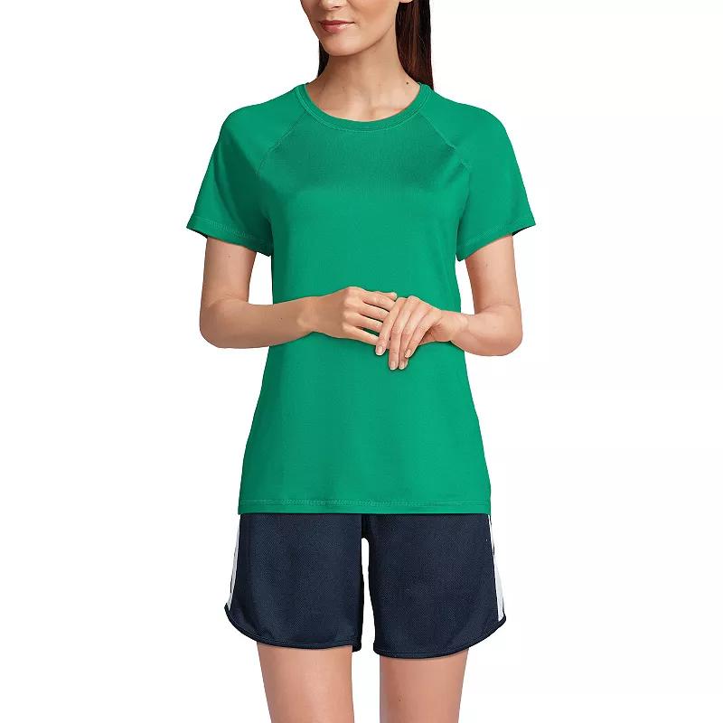 Women's Lands' End School Uniform Short Sleeve Active Tee,  Product Image