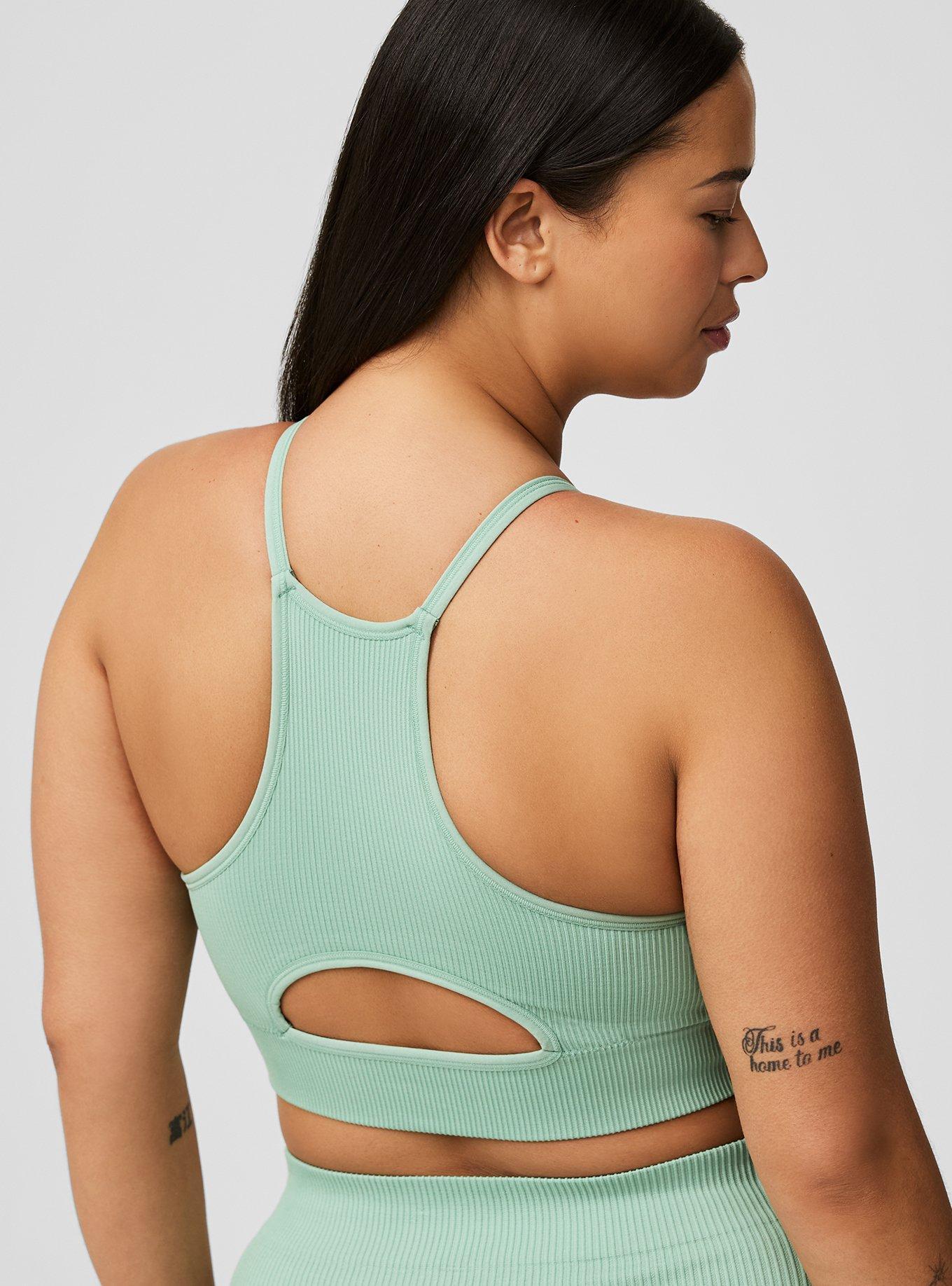 Seamless Rib High-Neck Bralette Product Image