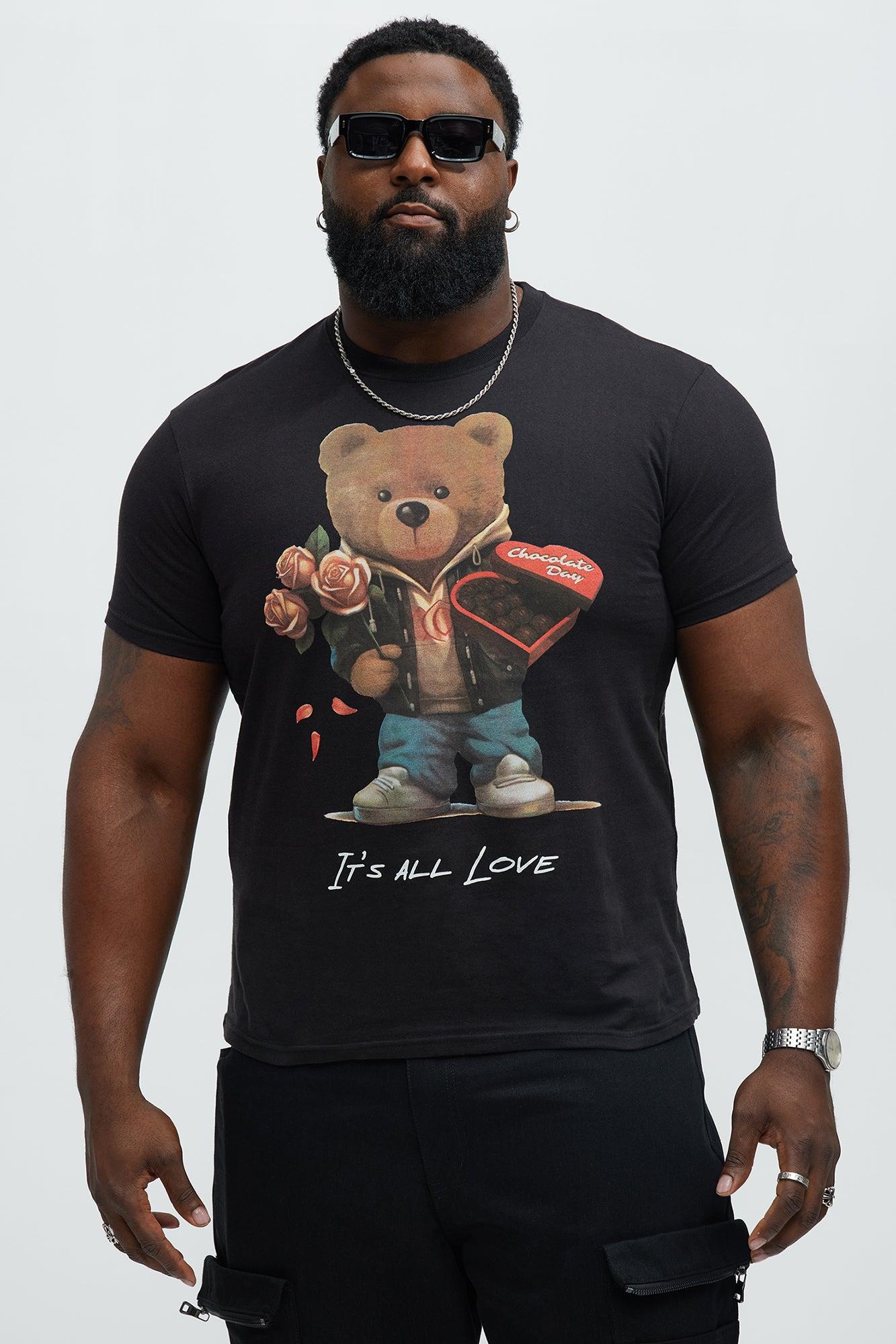 It's All Love Oversized Short Sleeve Tee - Black Product Image