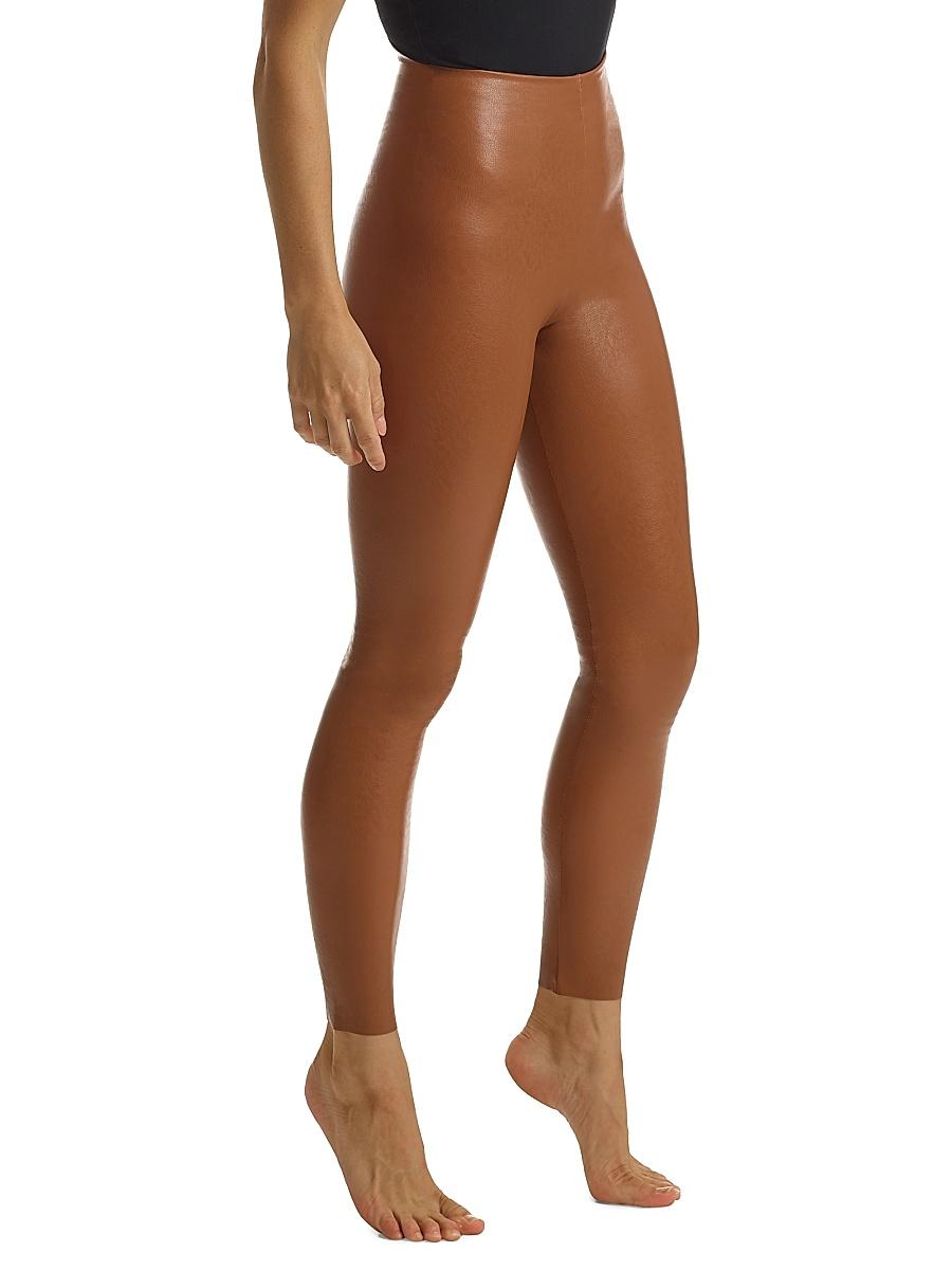 Perfect Control Faux Leather Leggings Product Image