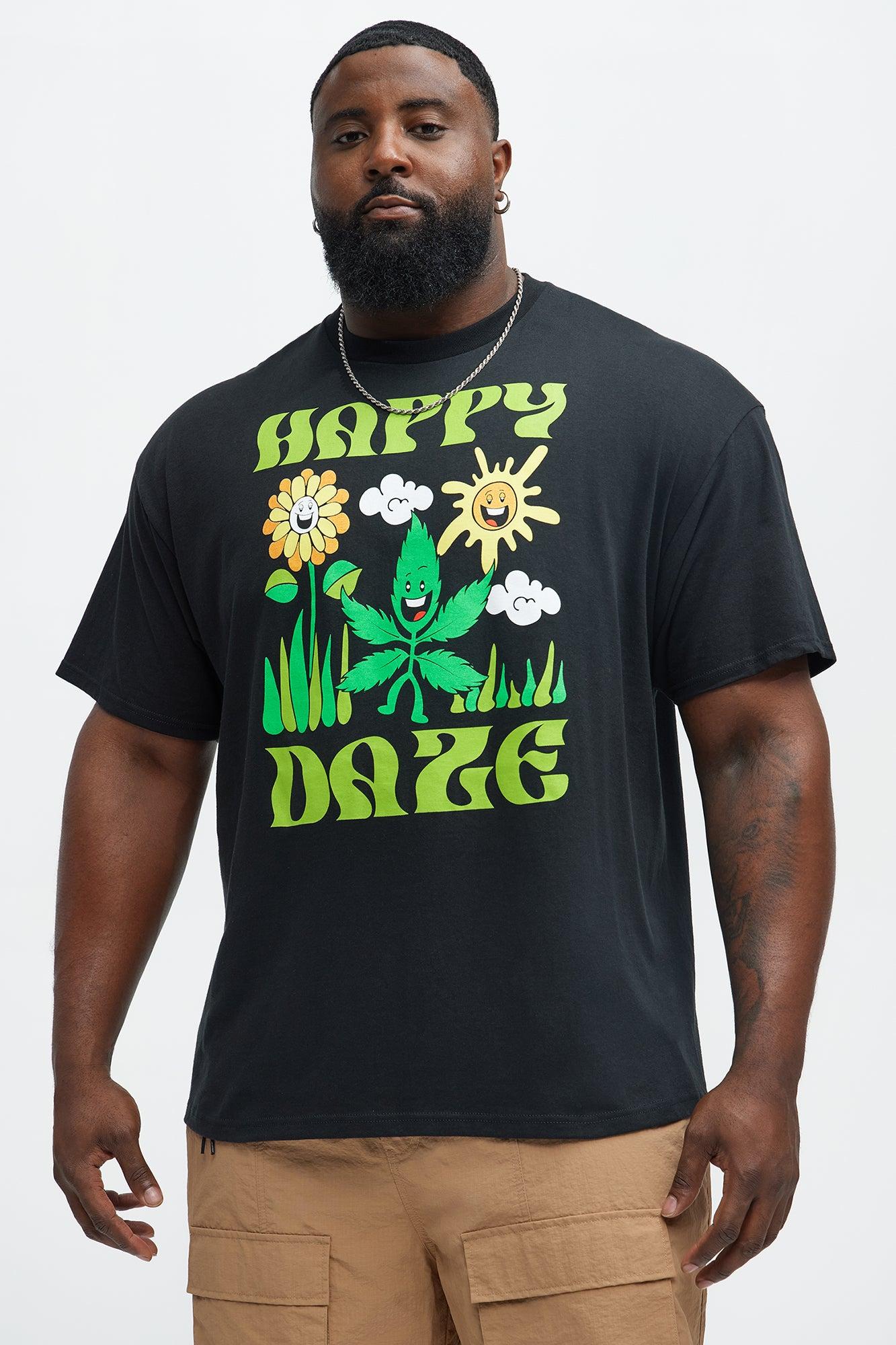 Happy Daze Always Short Sleeve Tee - Black Product Image