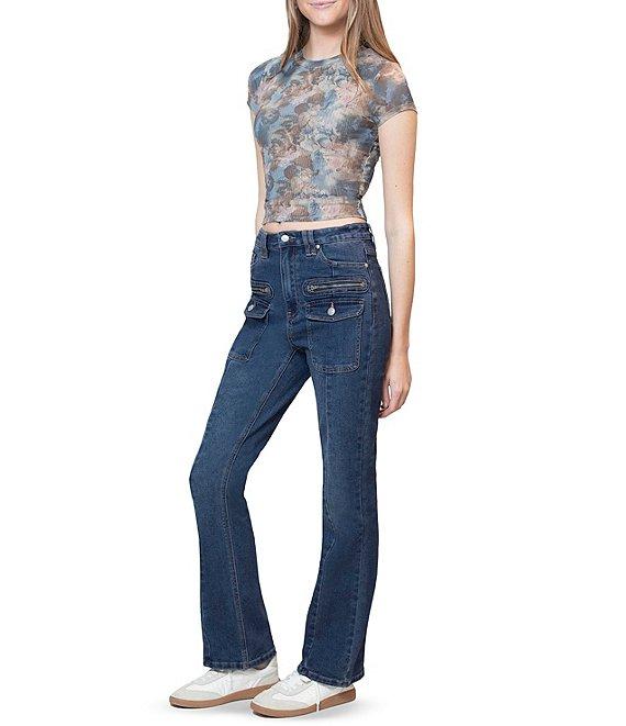 Levi's® Mid Rise Cargo Pocket Mini Denim Skirt Product Image