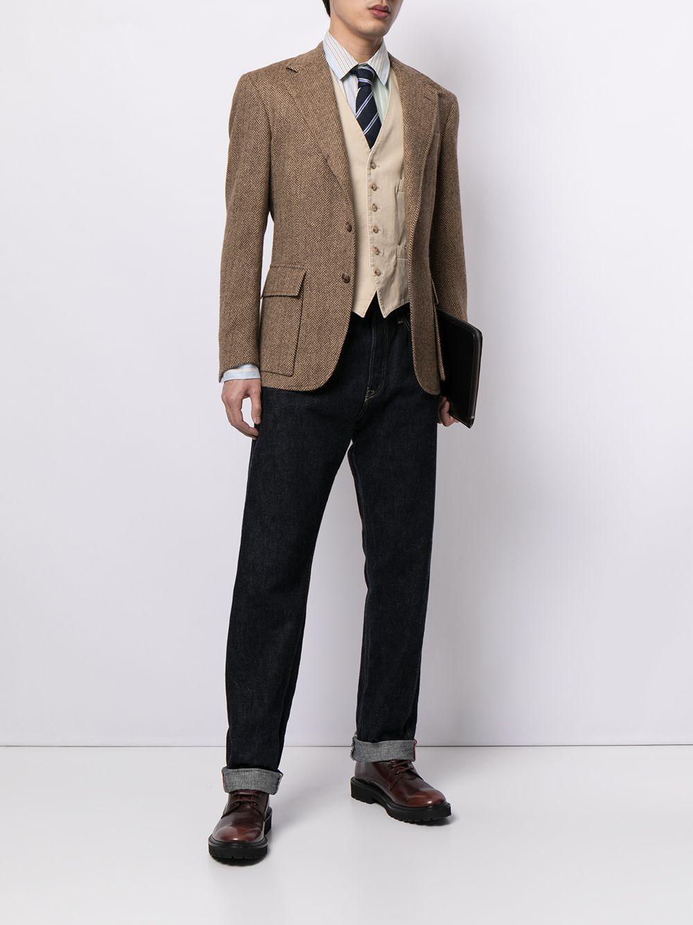 herringbone-pattern sport coat Product Image