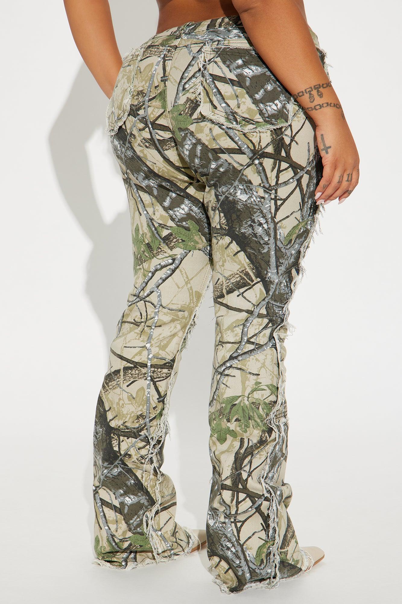 Doing The Most Straight Leg Camo Pant - Olive/combo Product Image