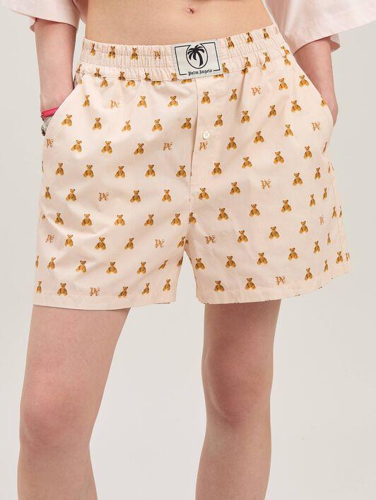 MINI BEAR MONOGRAM SHORTS SOFT PINK - BR Product Image