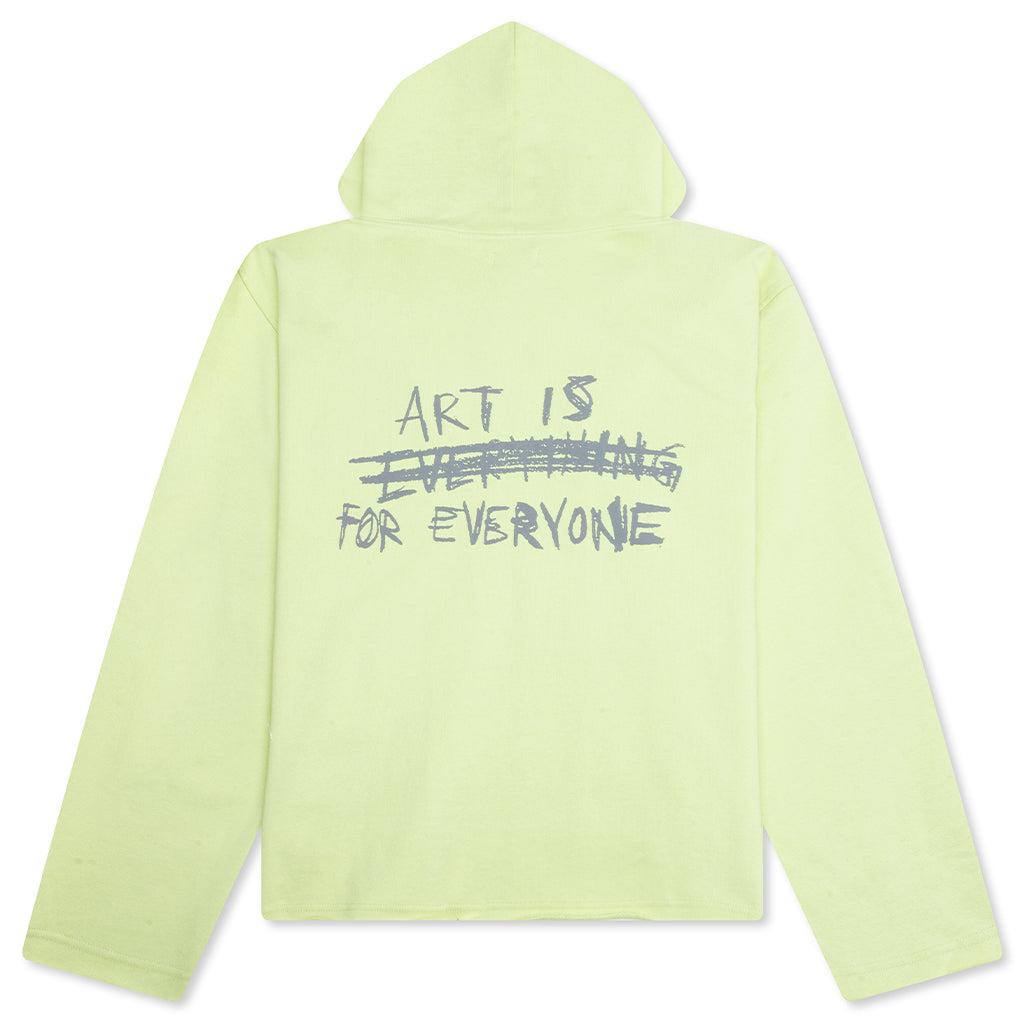 Honor Art Institute Zip Hoodie - Green Male Product Image