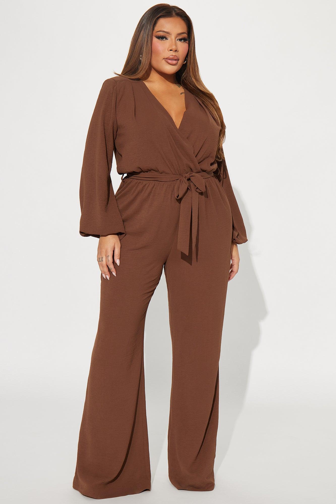 Millie Jumpsuit - Chocolate Product Image