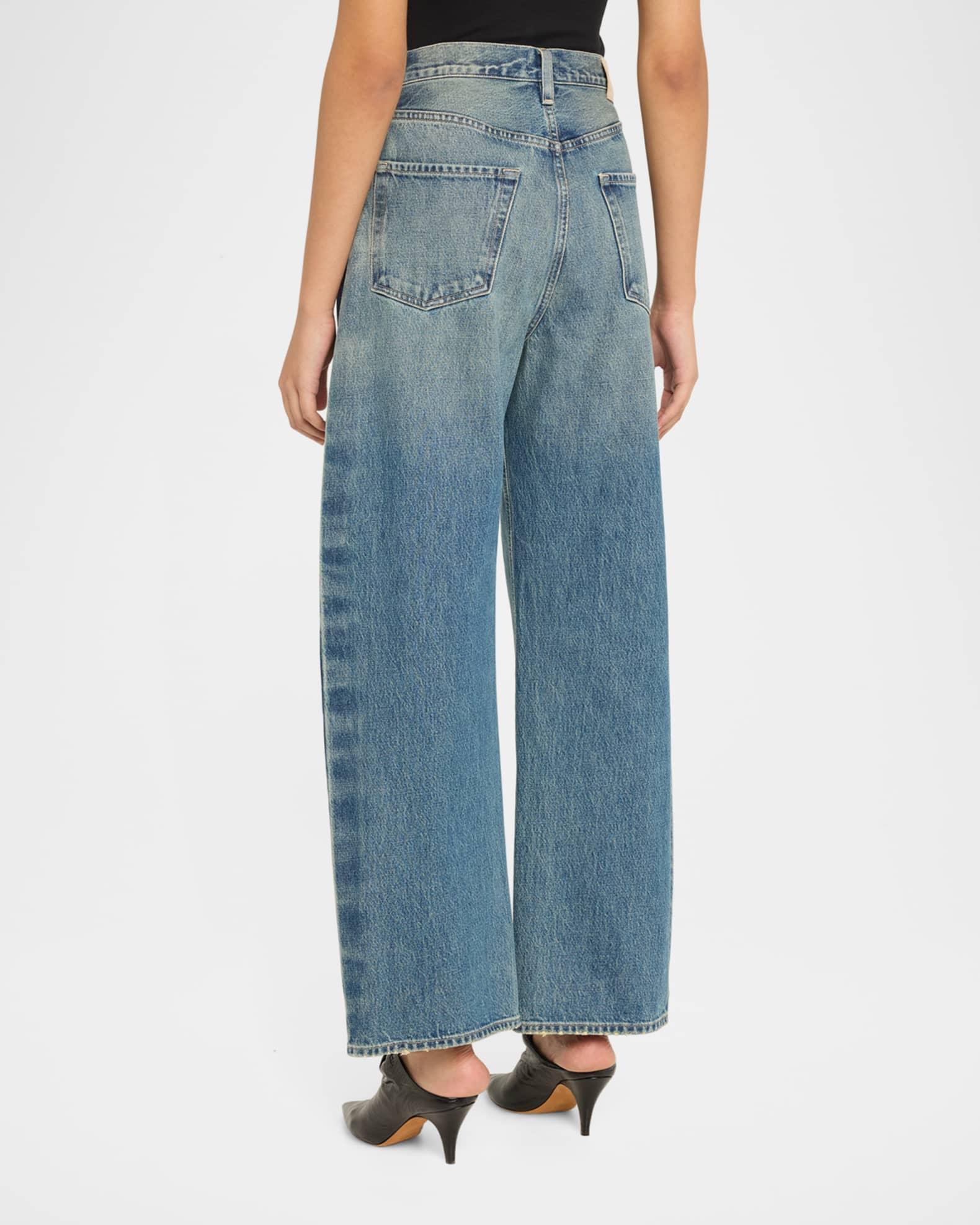Ayla Baggy Jeans with Tuxedo Stripe  Product Image