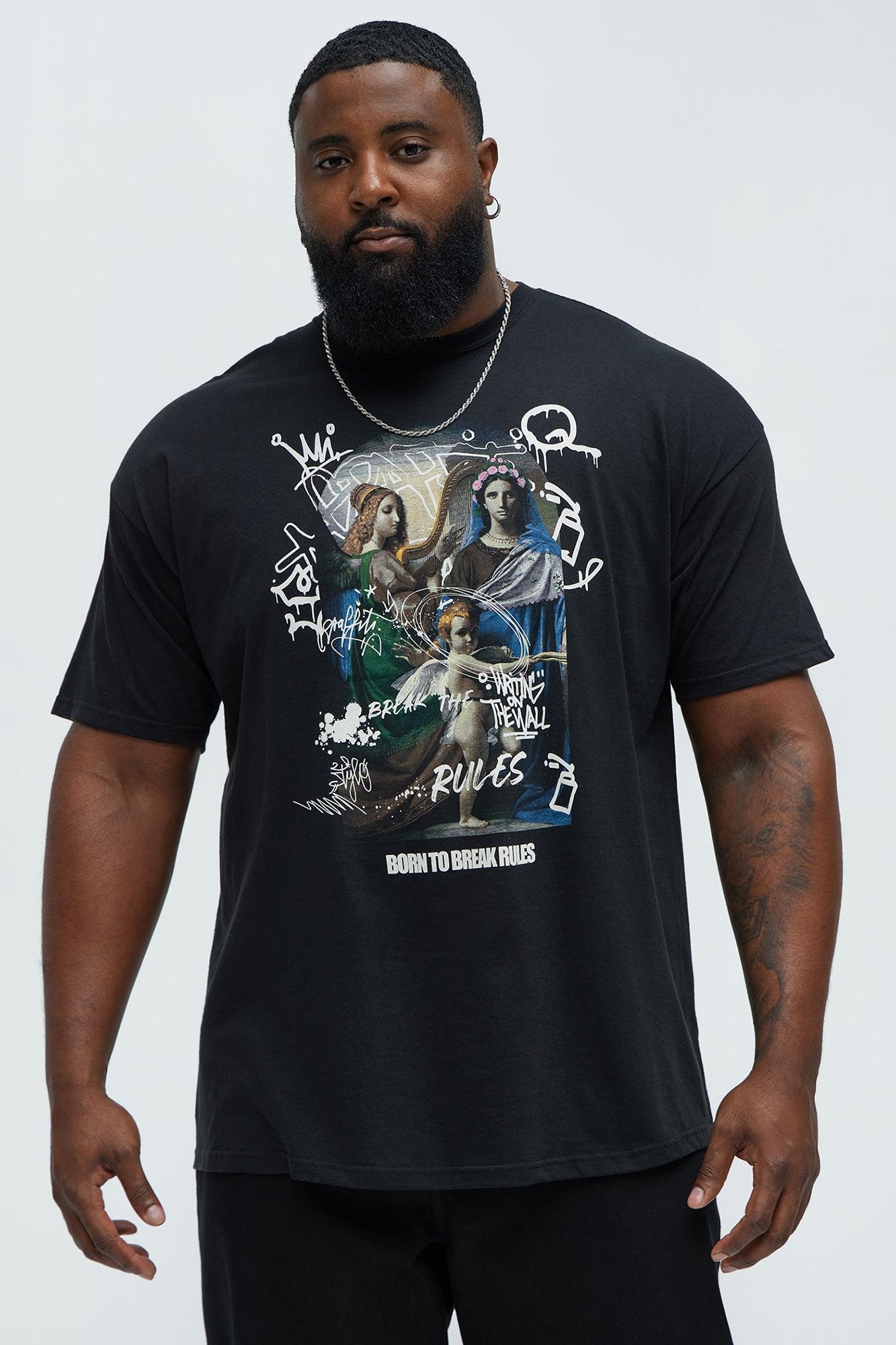 Born To Break Rules Short Sleeve Tee - Black Product Image