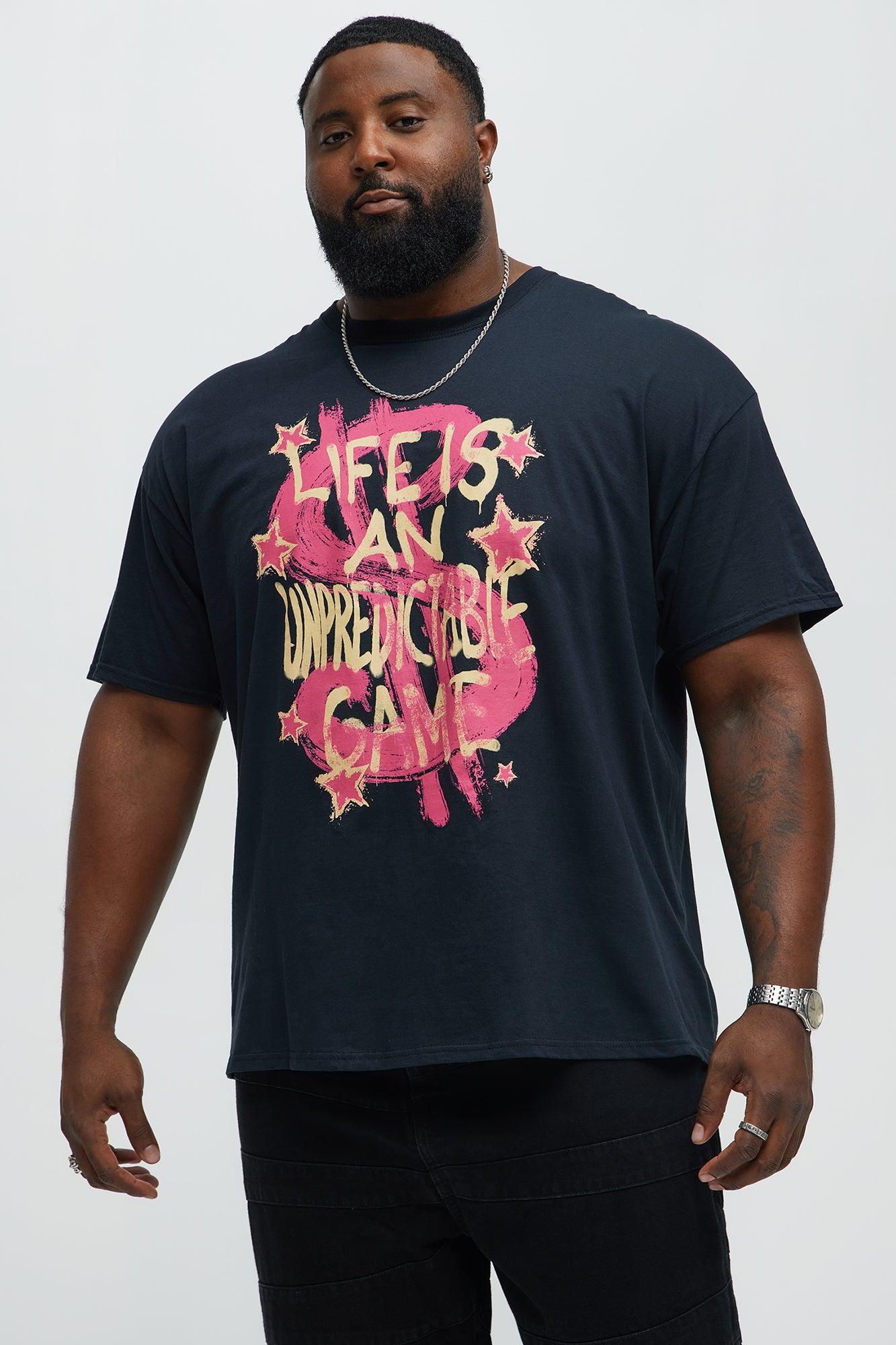 Money Talks A Big Game Short Sleeve Tee - Black Product Image
