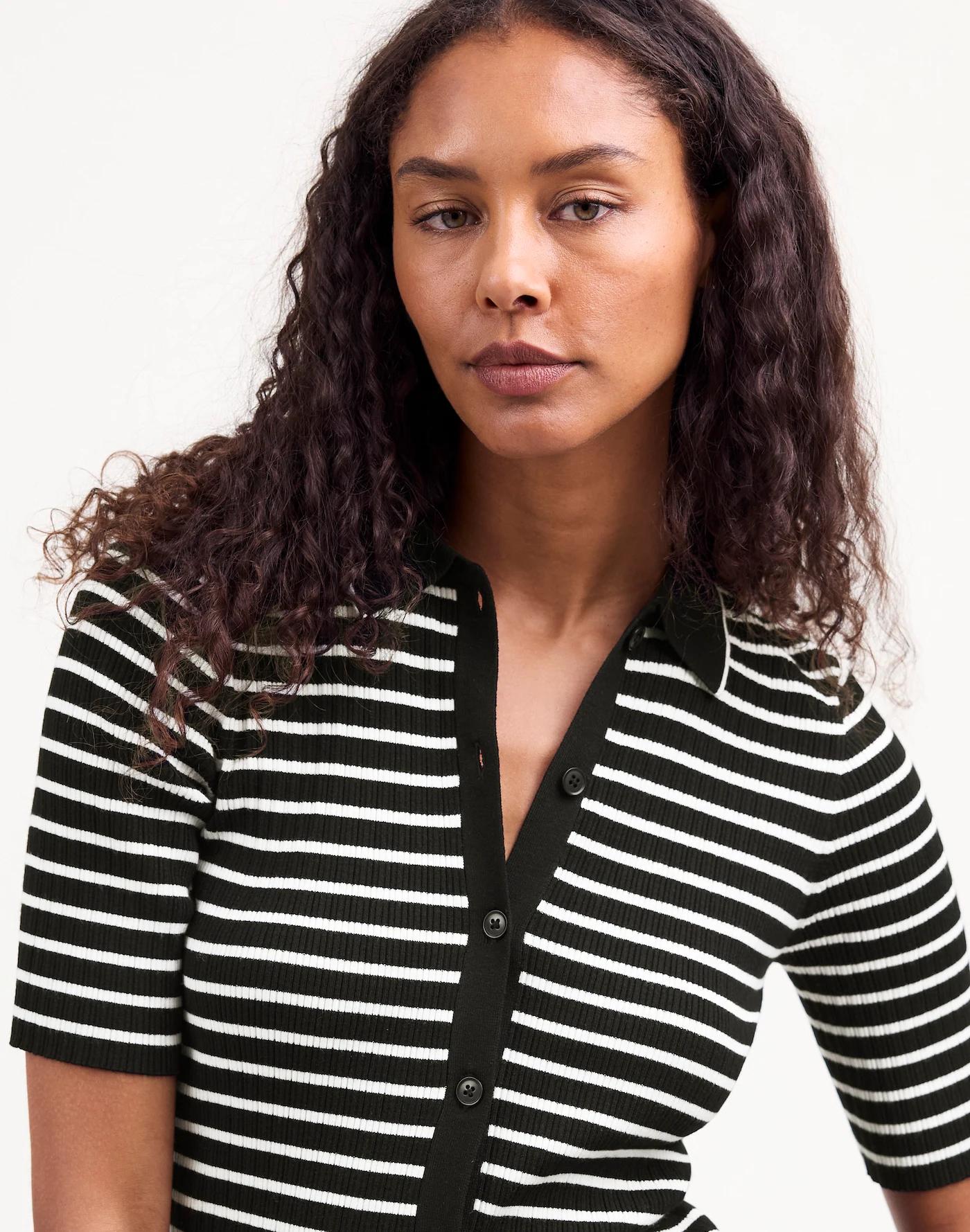 The Signature Knit Sweater Polo Tee Product Image