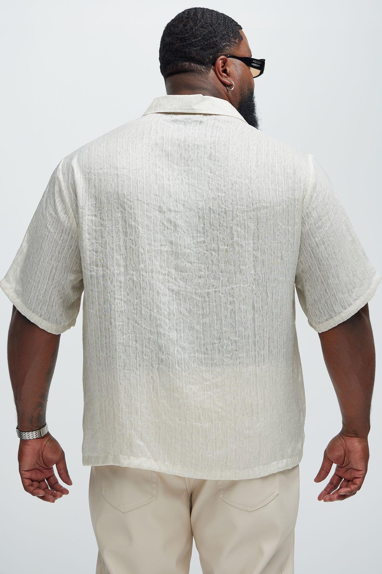 Prado Short Sleeve Shirt - Cream Product Image