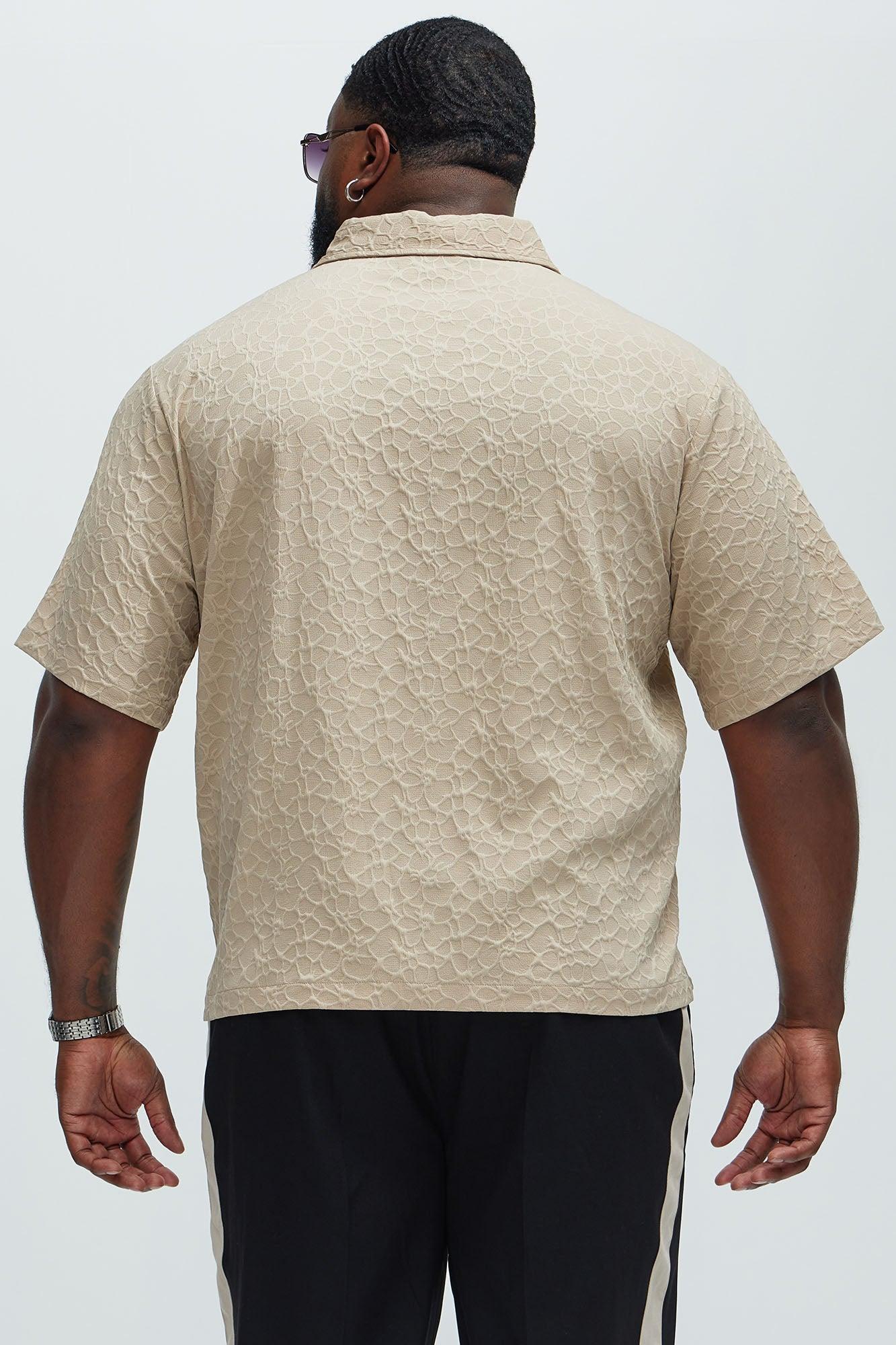 Atkinson Jacquard Shirt - Tan Product Image