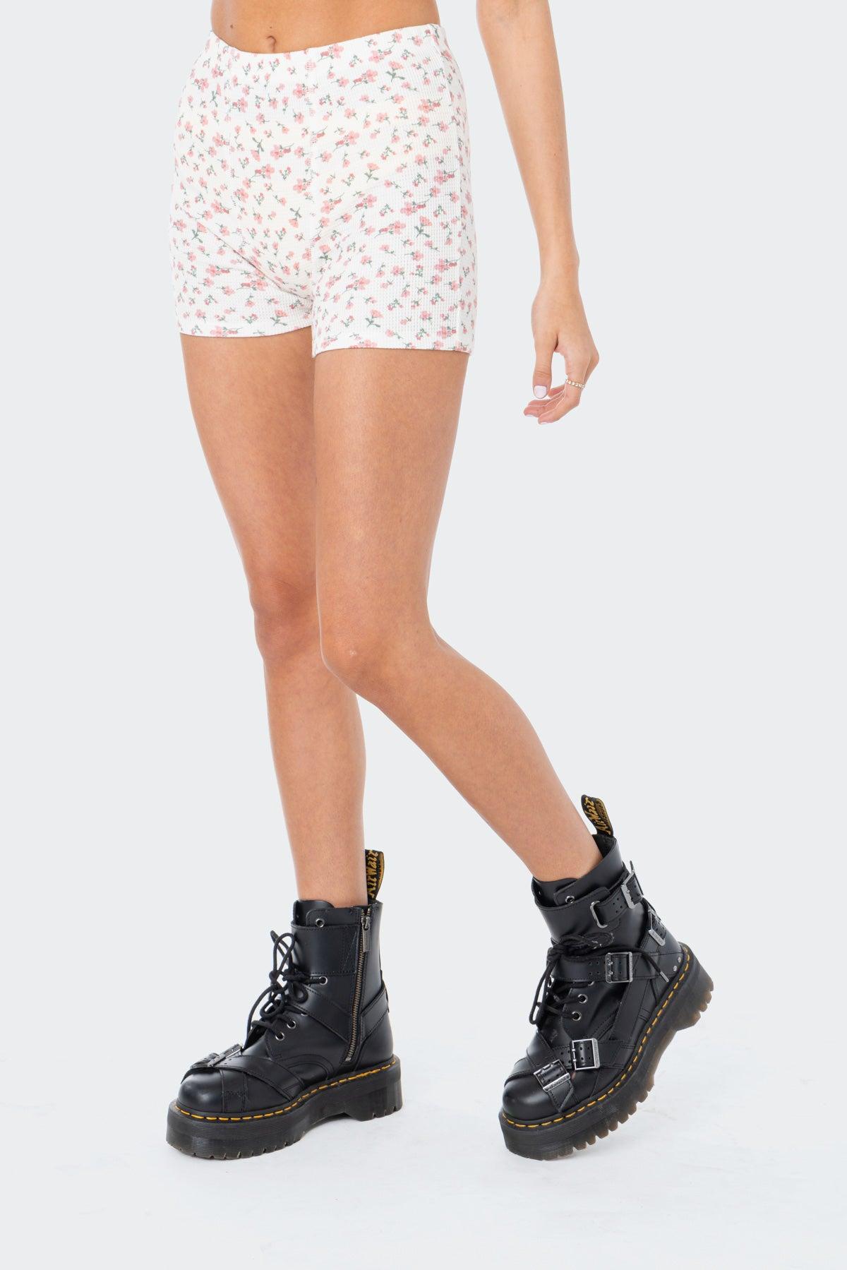 Primrose Waffle Shorts Product Image