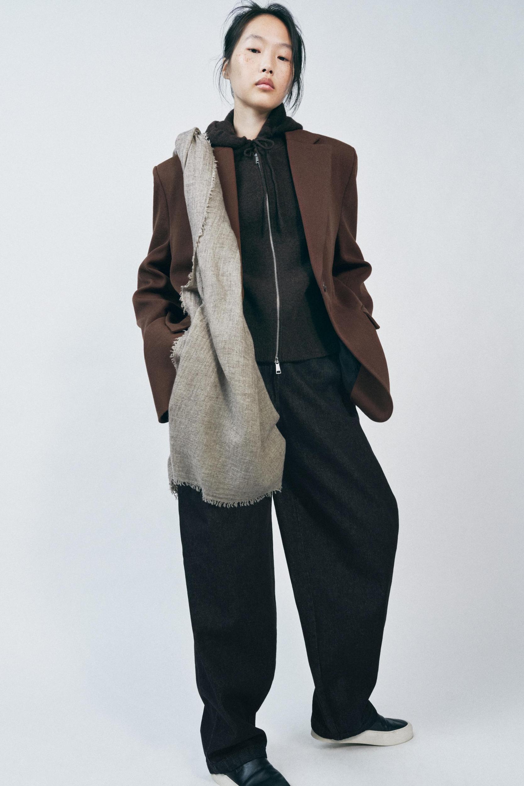 RUSTIC WOOL BLEND SCARF Product Image