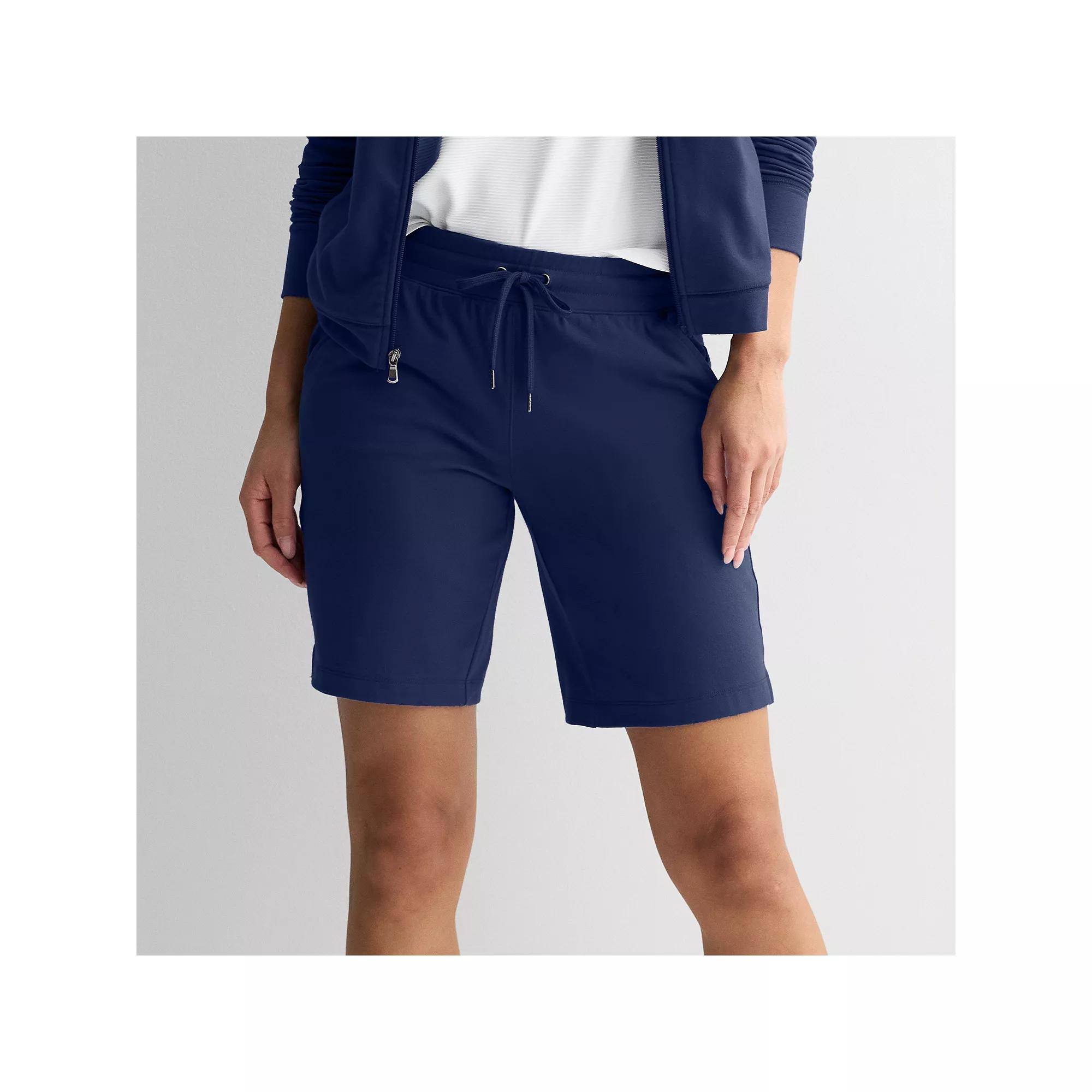 Petite Tek Gear® Essential Bermuda Shorts, Women's,  Product Image