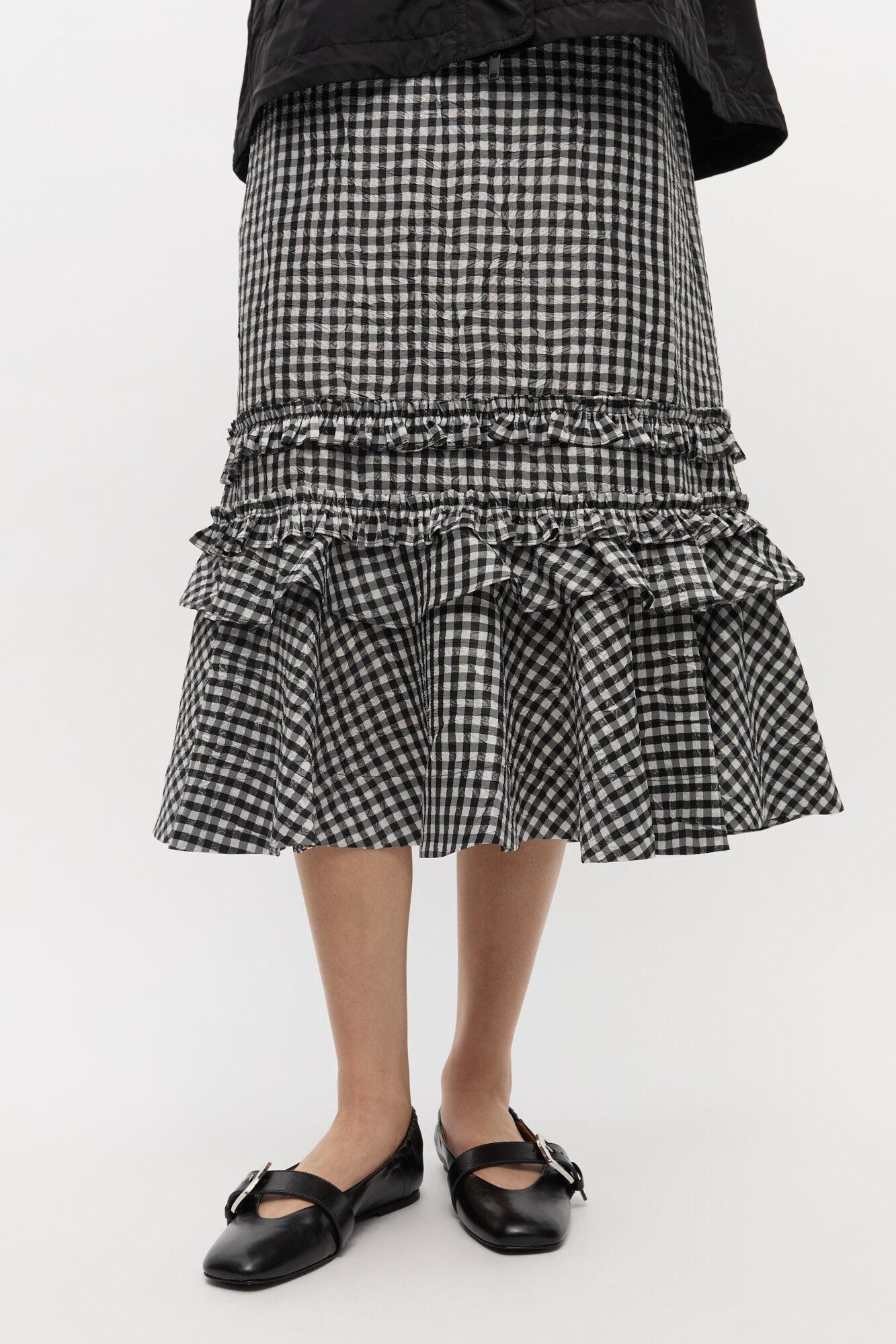 Black Buckle Strap Ballerinas Product Image