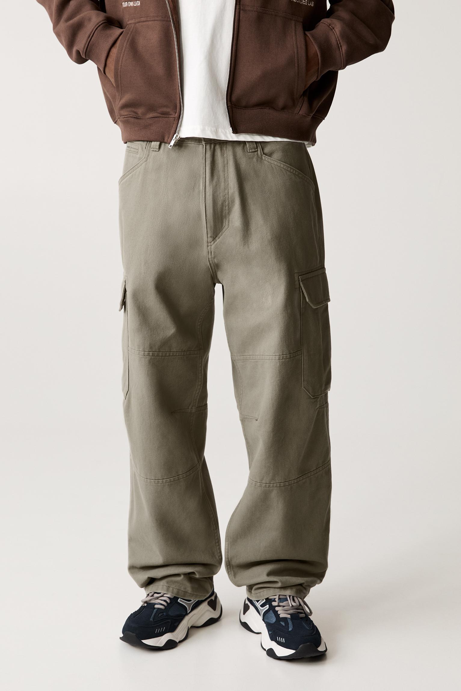 Cargo pants with seams Product Image