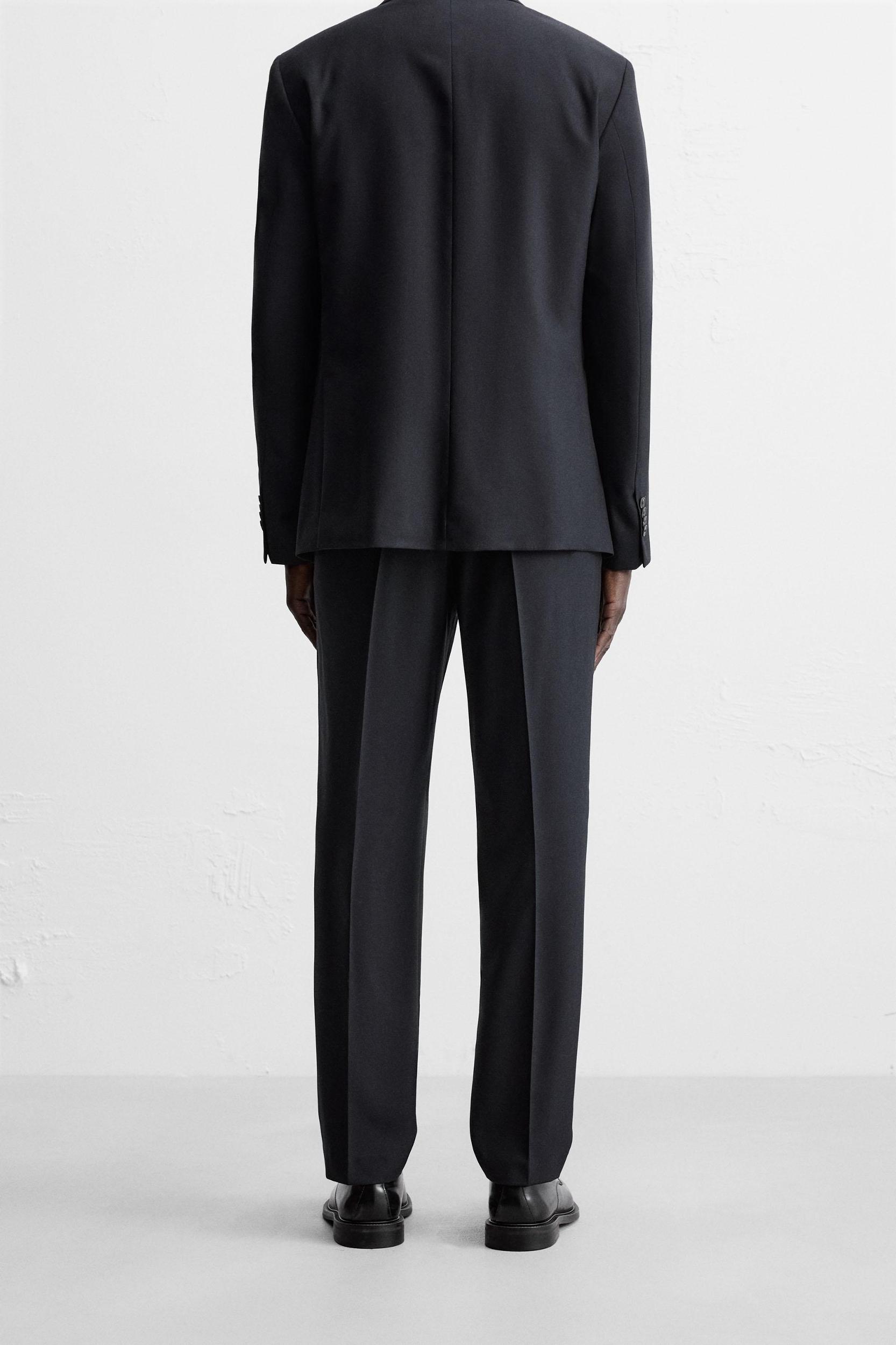 HERRINGBONE SUIT PANTS Product Image