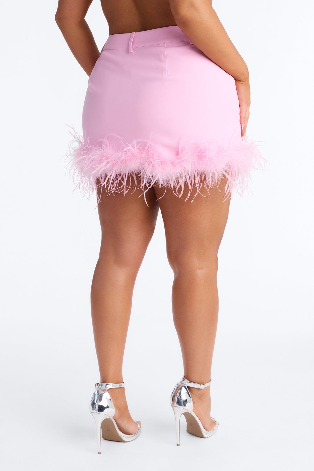 Mariah Mini Skirt - Pink Female Product Image