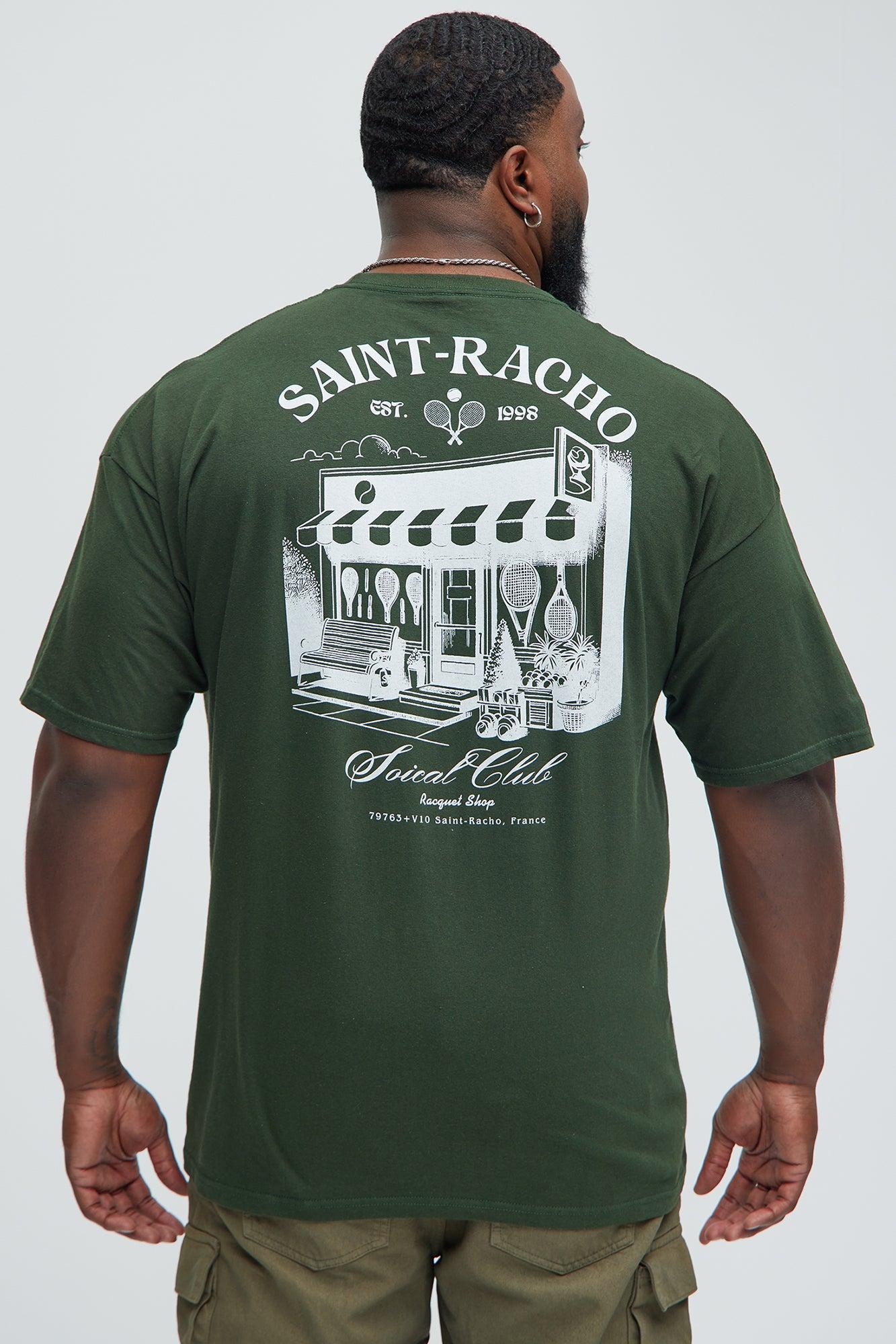 Saint Racho Social Club Short Sleeve Tee - Green Product Image