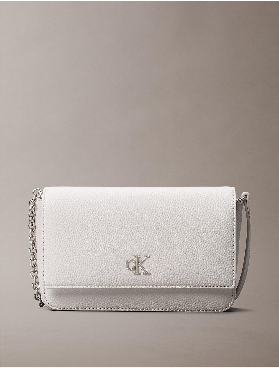 Calvin Klein Womens Archive Hardware Flap Crossbody Bag Product Image